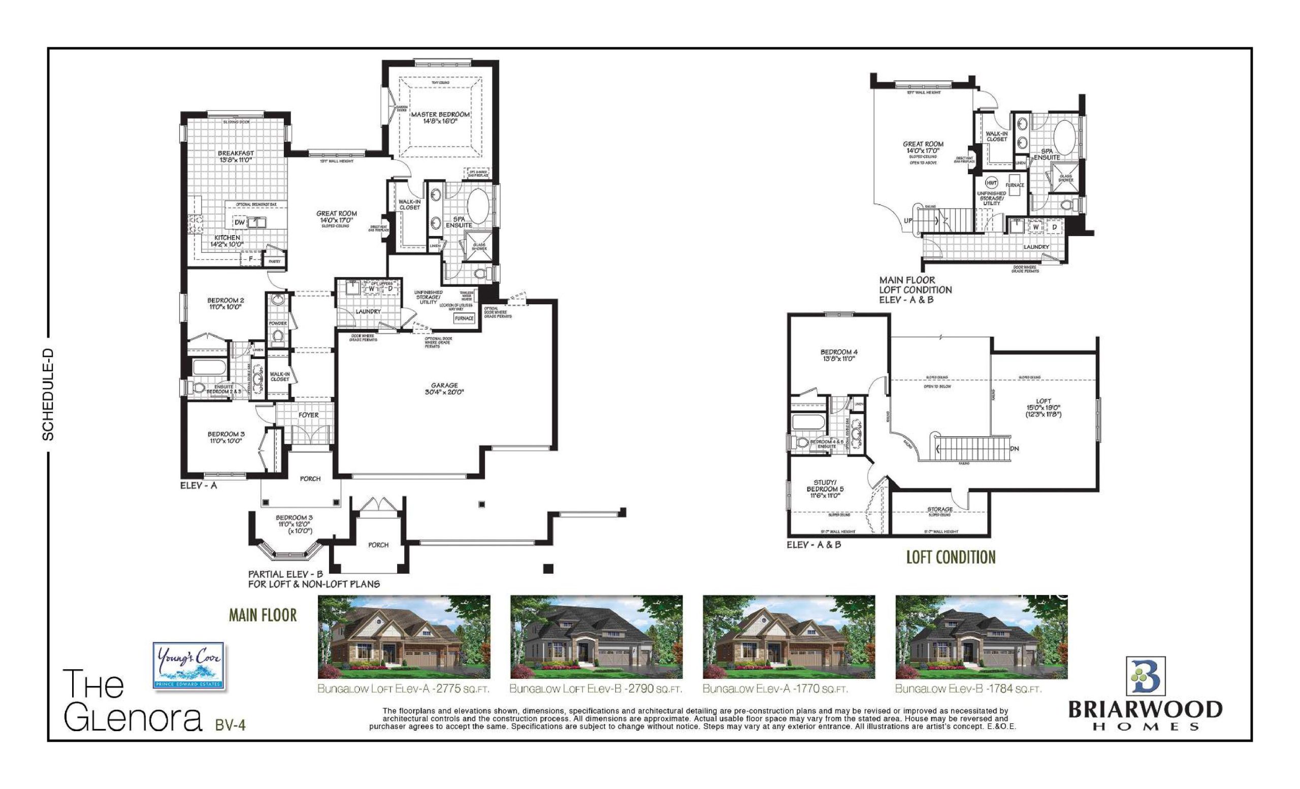 The Glenora (BV-4) floor plan