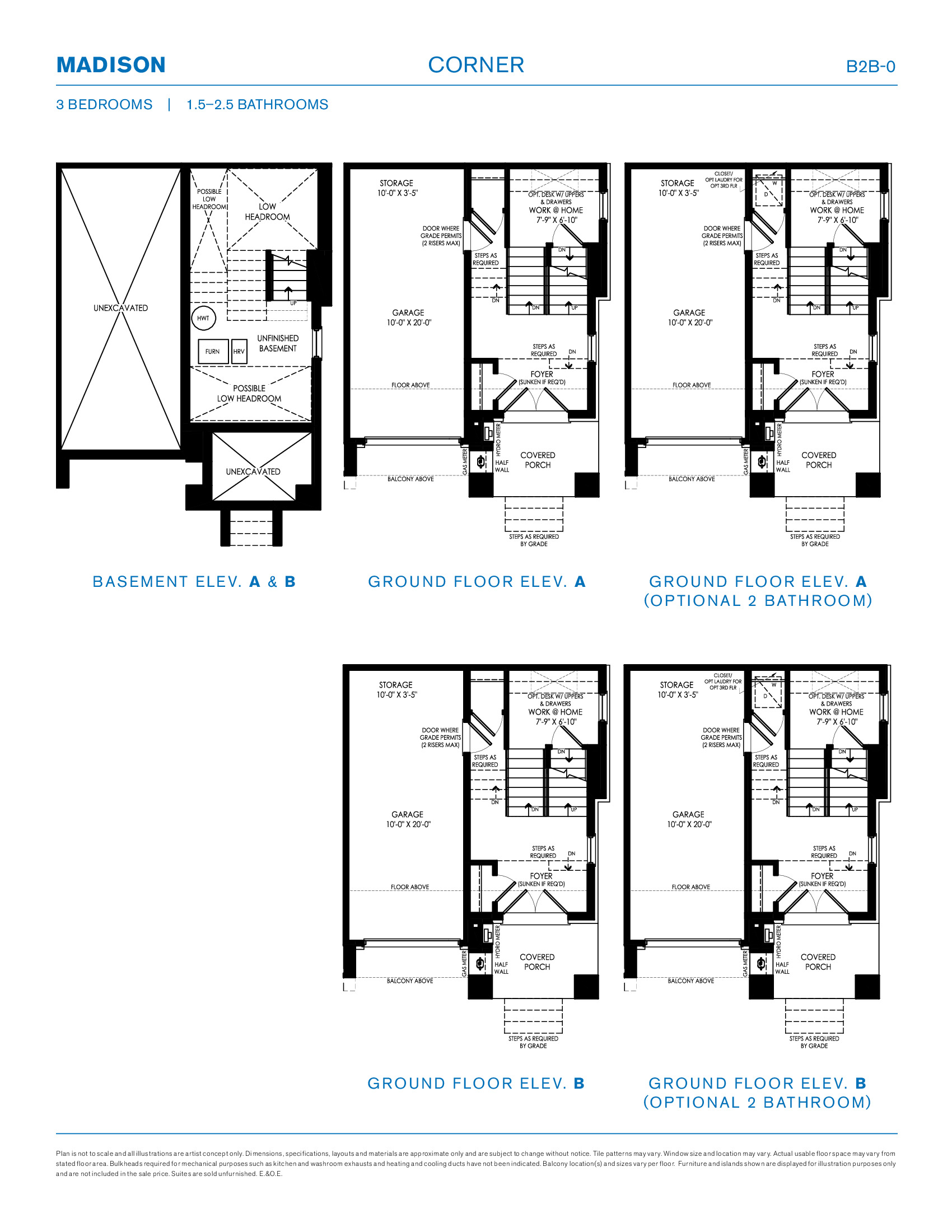 Madison Corner floor plan