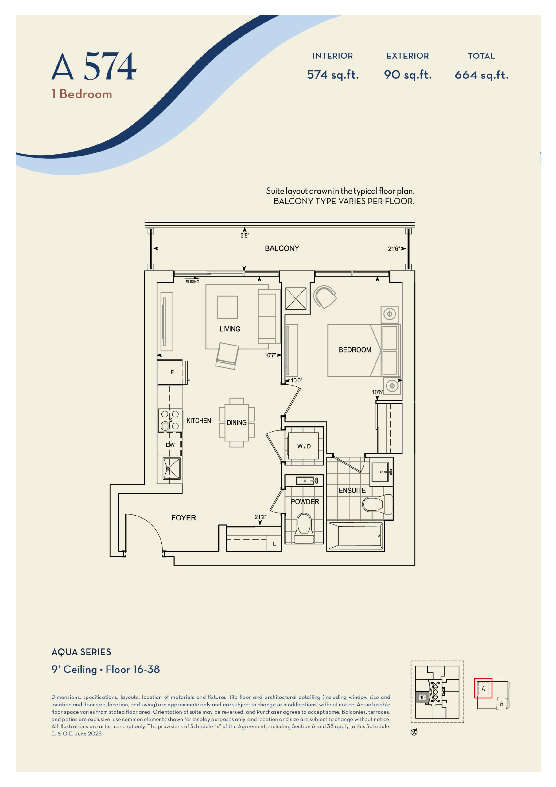 A574 floor plan