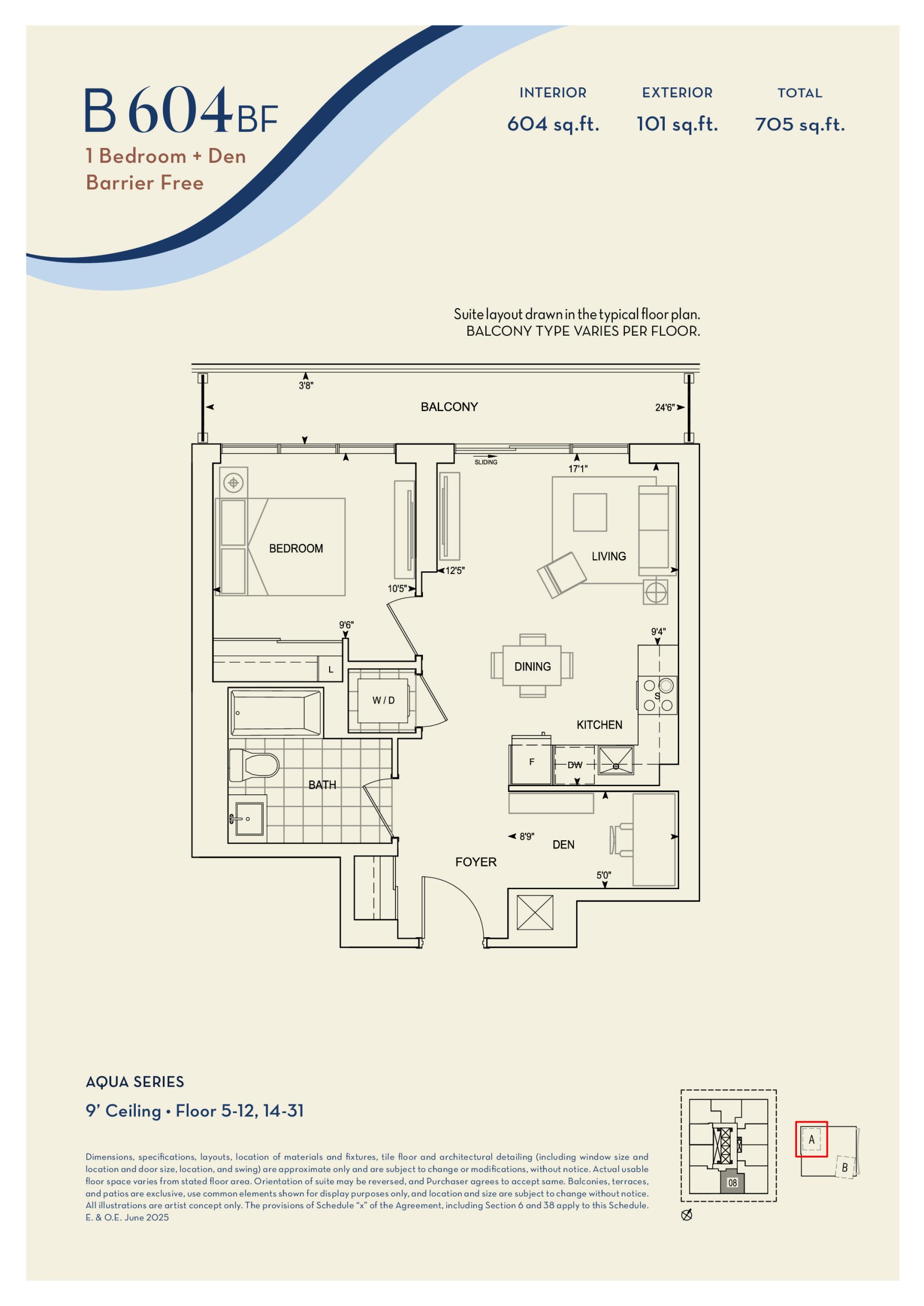 B604BF floor plan