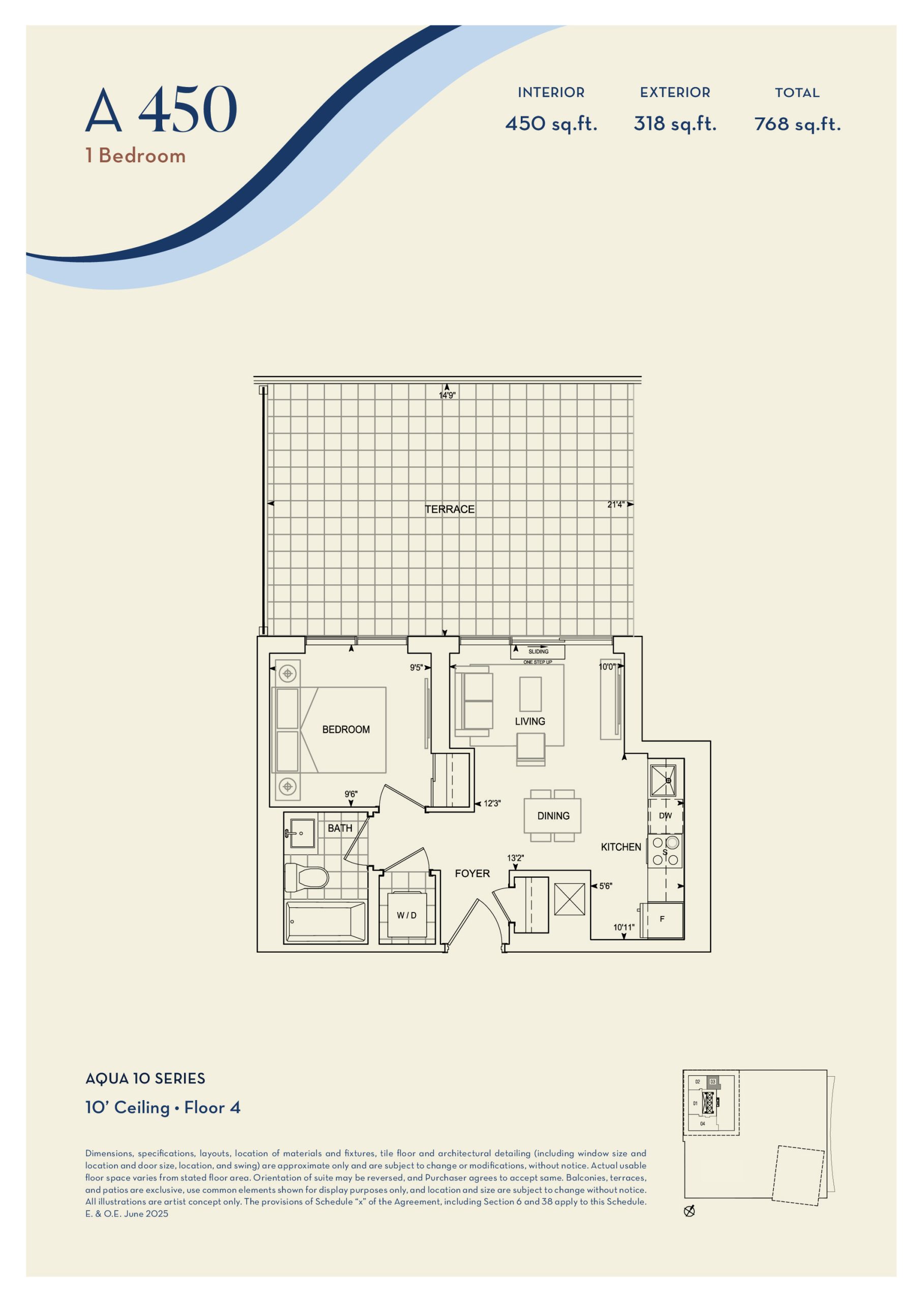 A450 floor plan