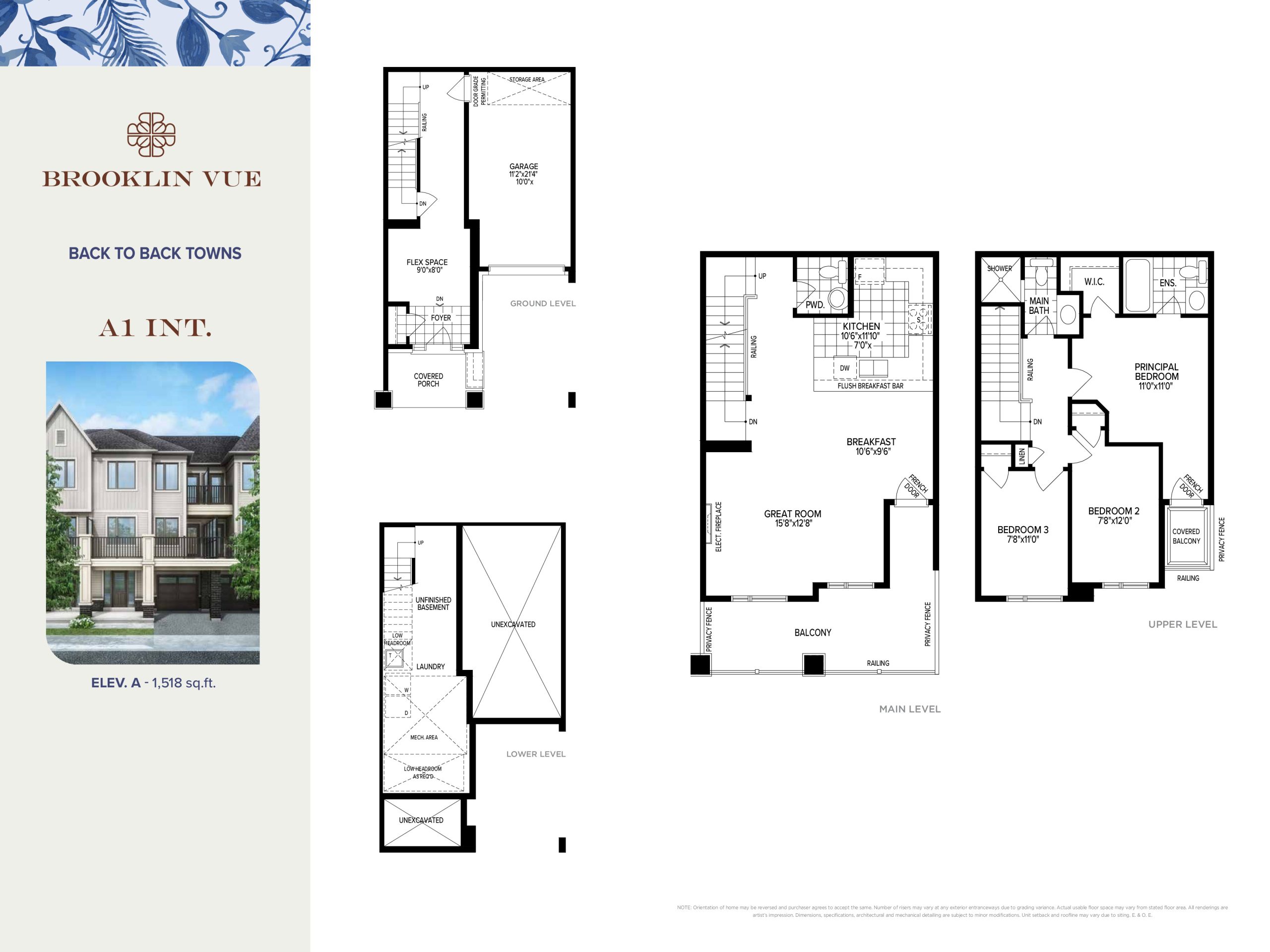 A1 Int. floor plan
