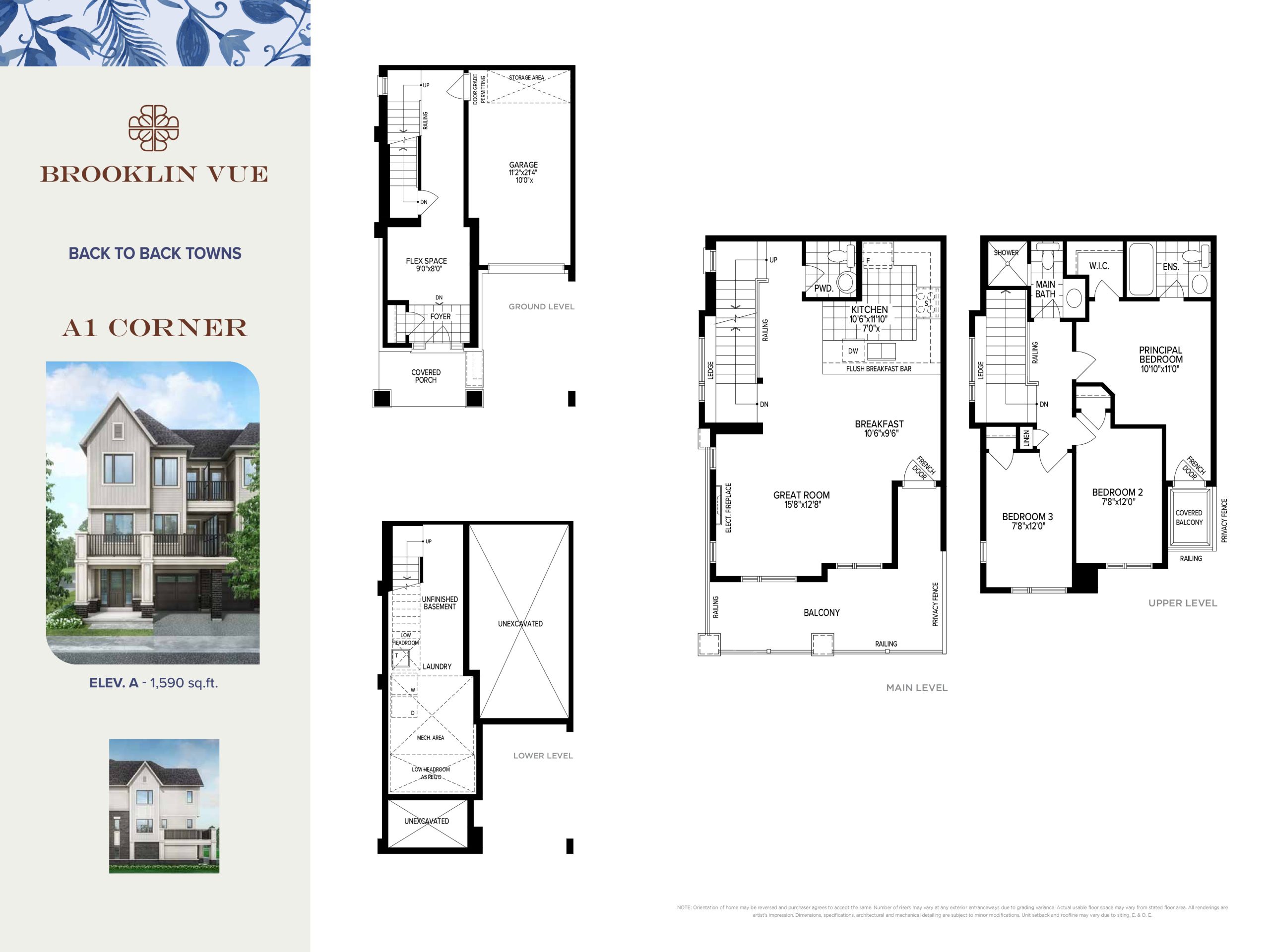 A1 Corner floor plan