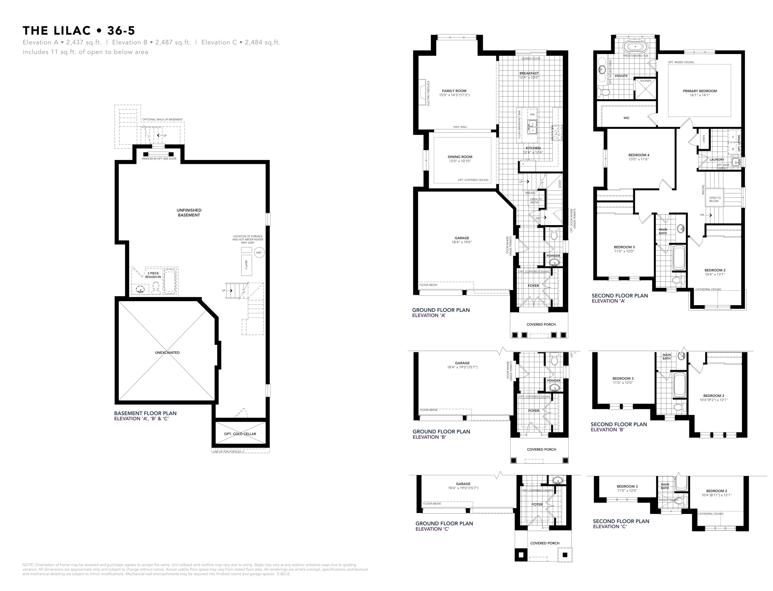 The Lilac floor plan