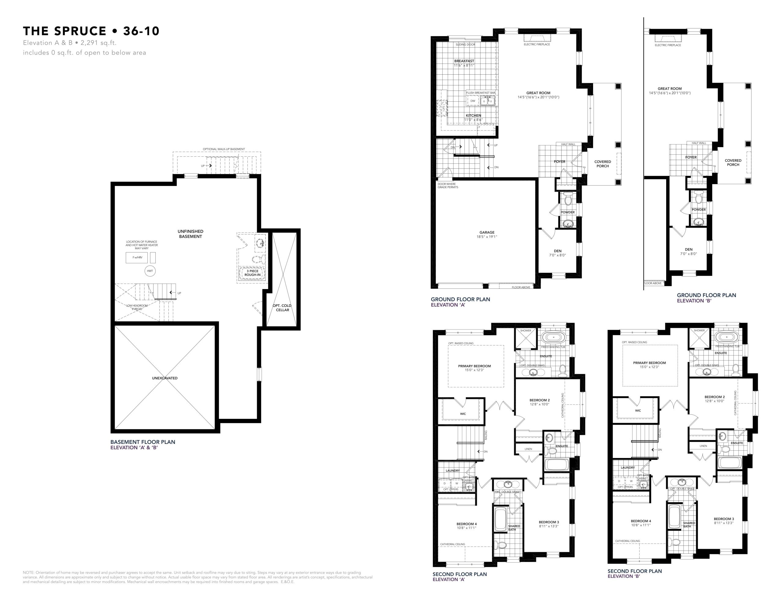 The Spruce floor plan
