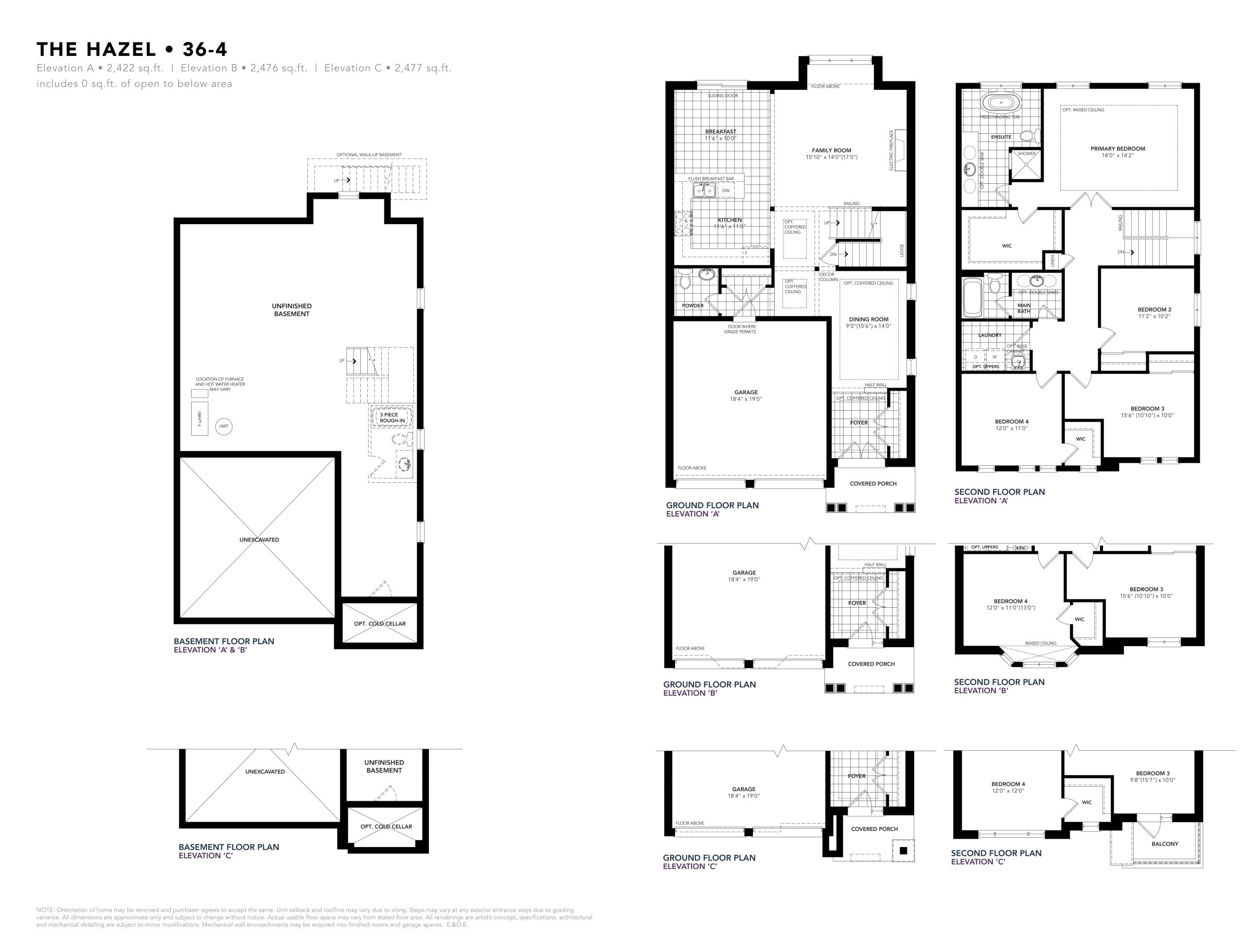 The Hazel floor plan