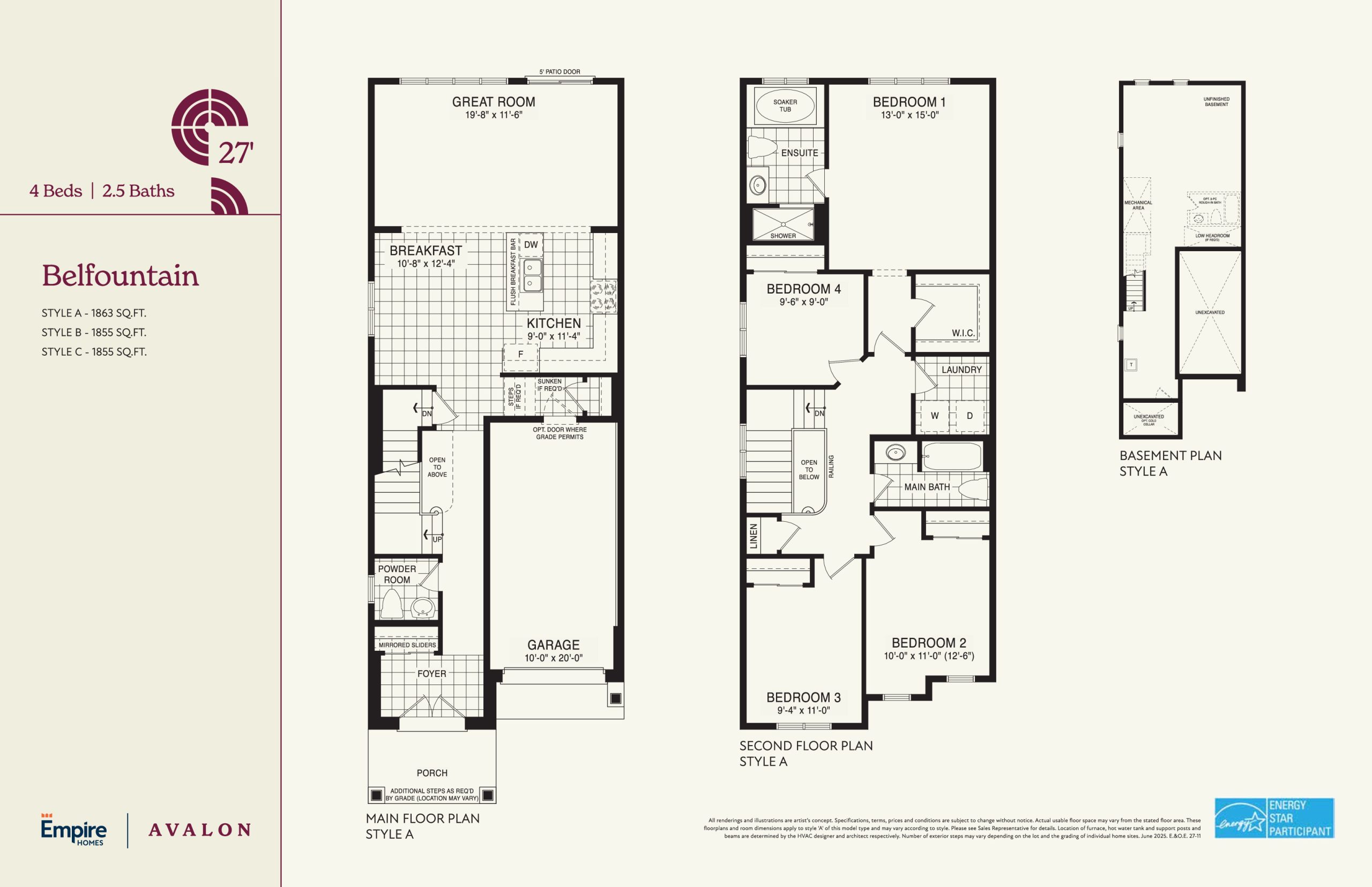 Belfountain floor plan