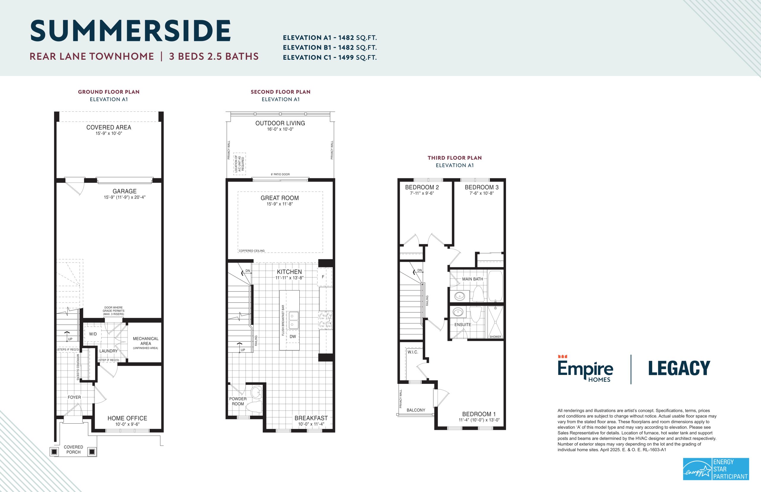 Summerside floor plan