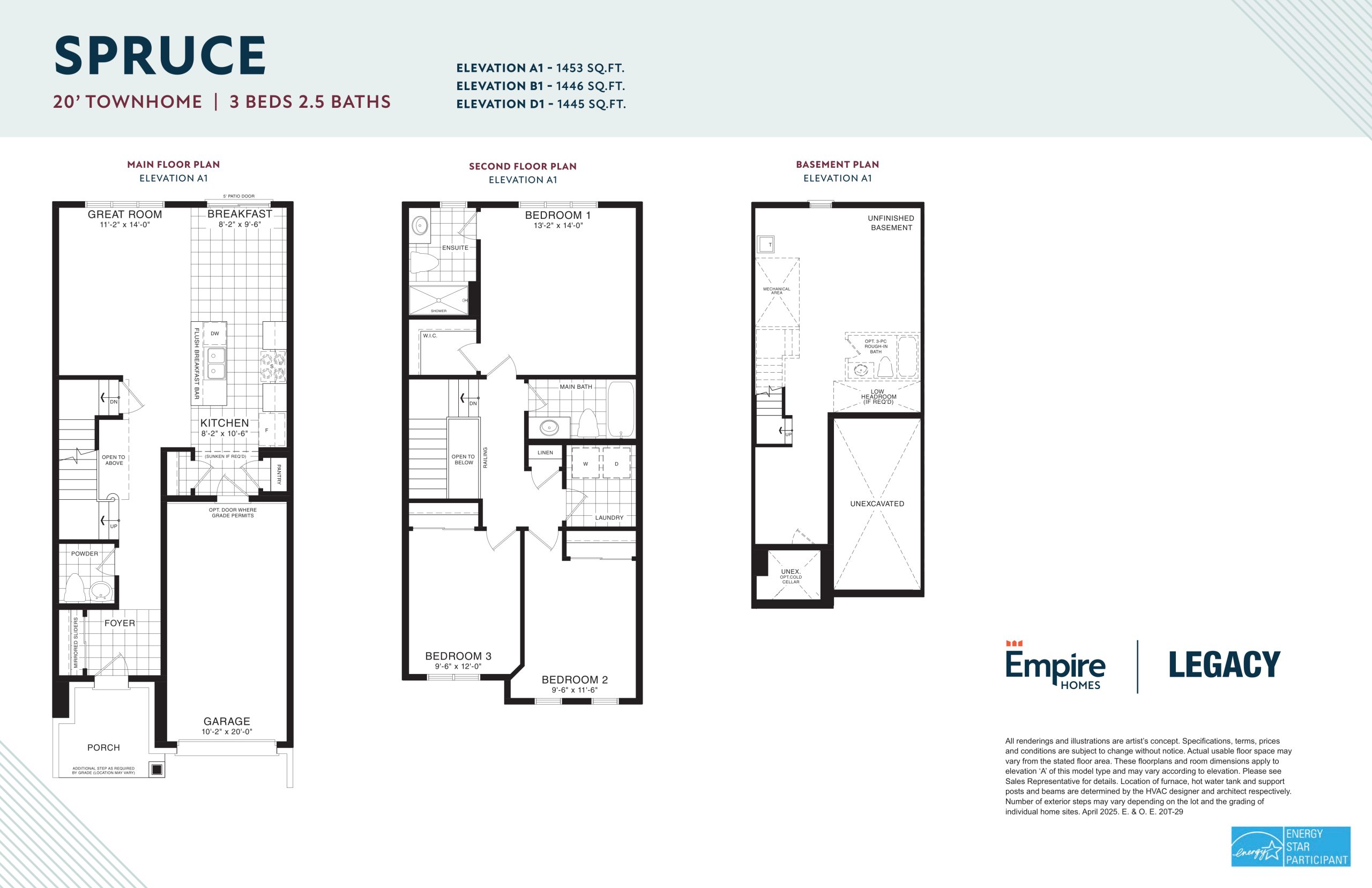 Spruce floor plan
