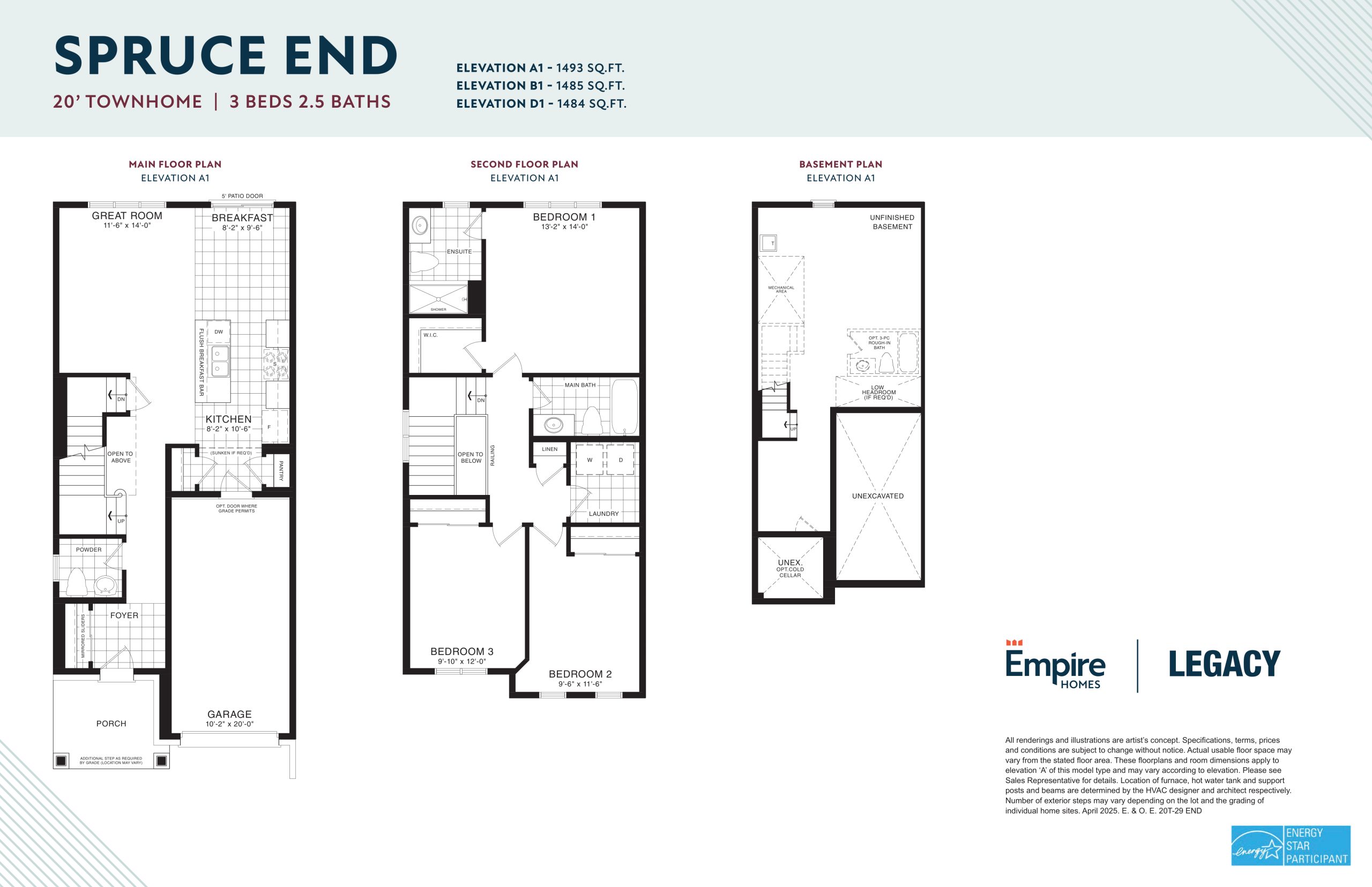 Spruce End floor plan