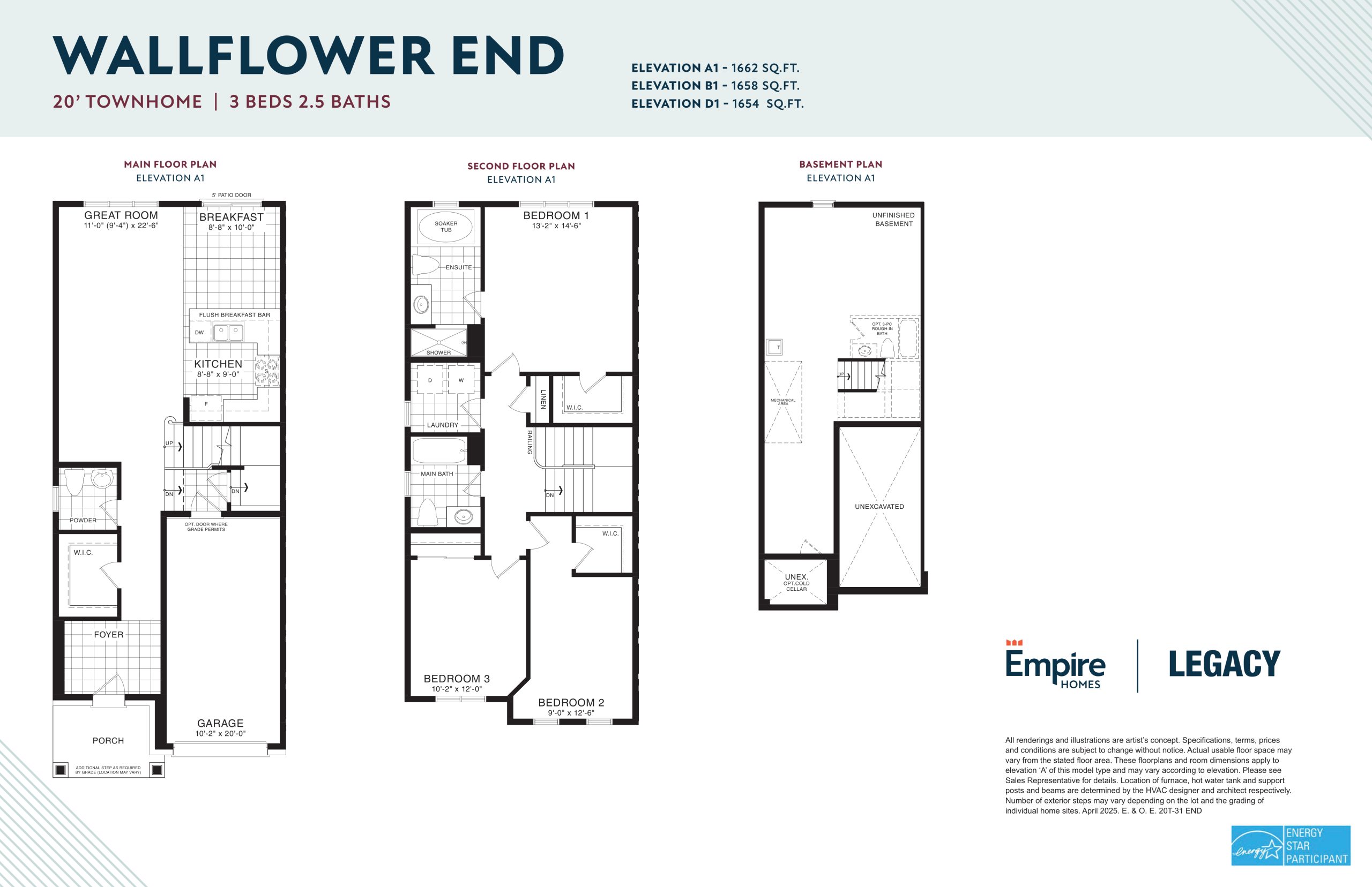 Wallflower End floor plan