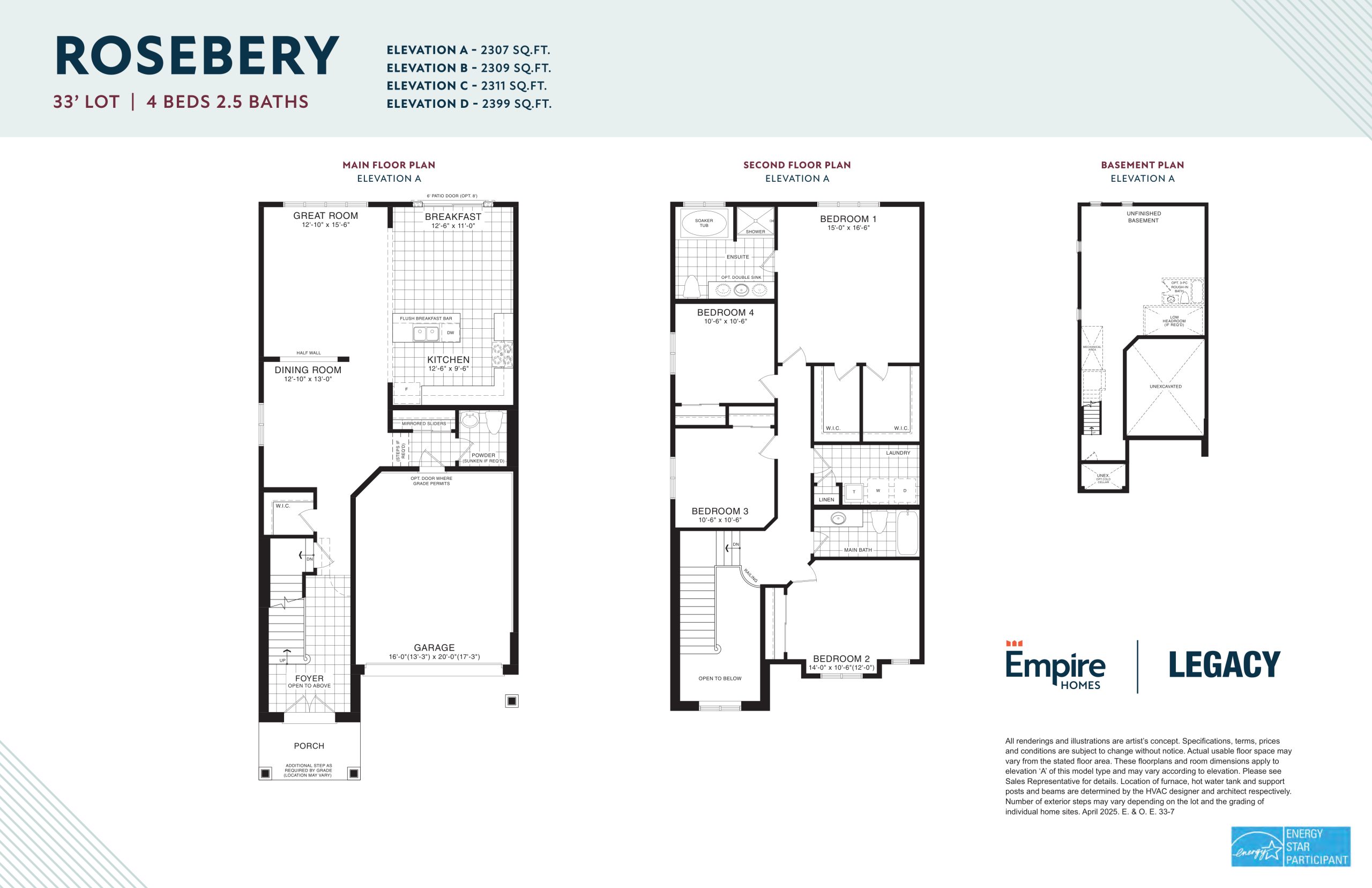 Rosebery floor plan