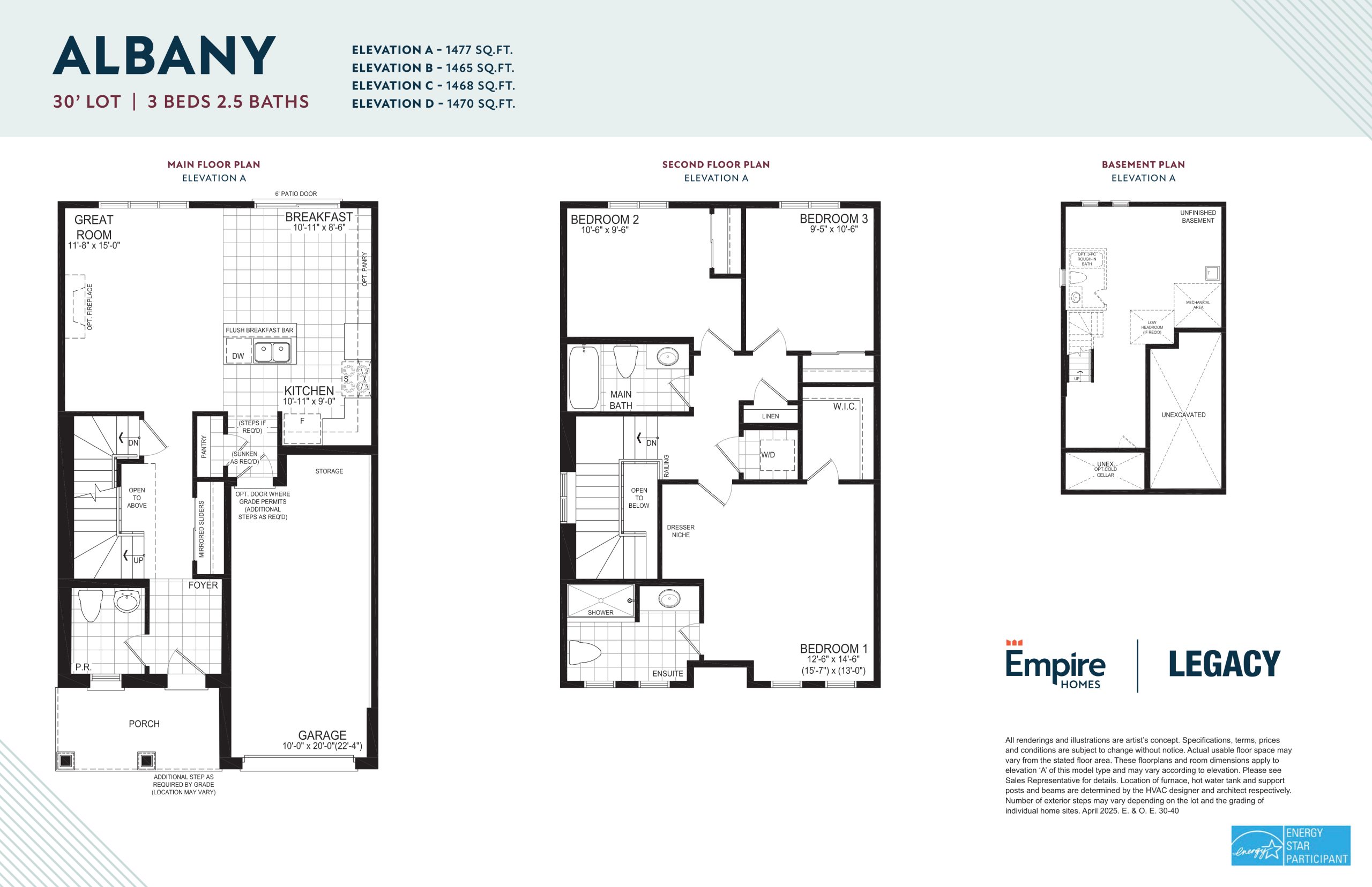 Albany floor plan