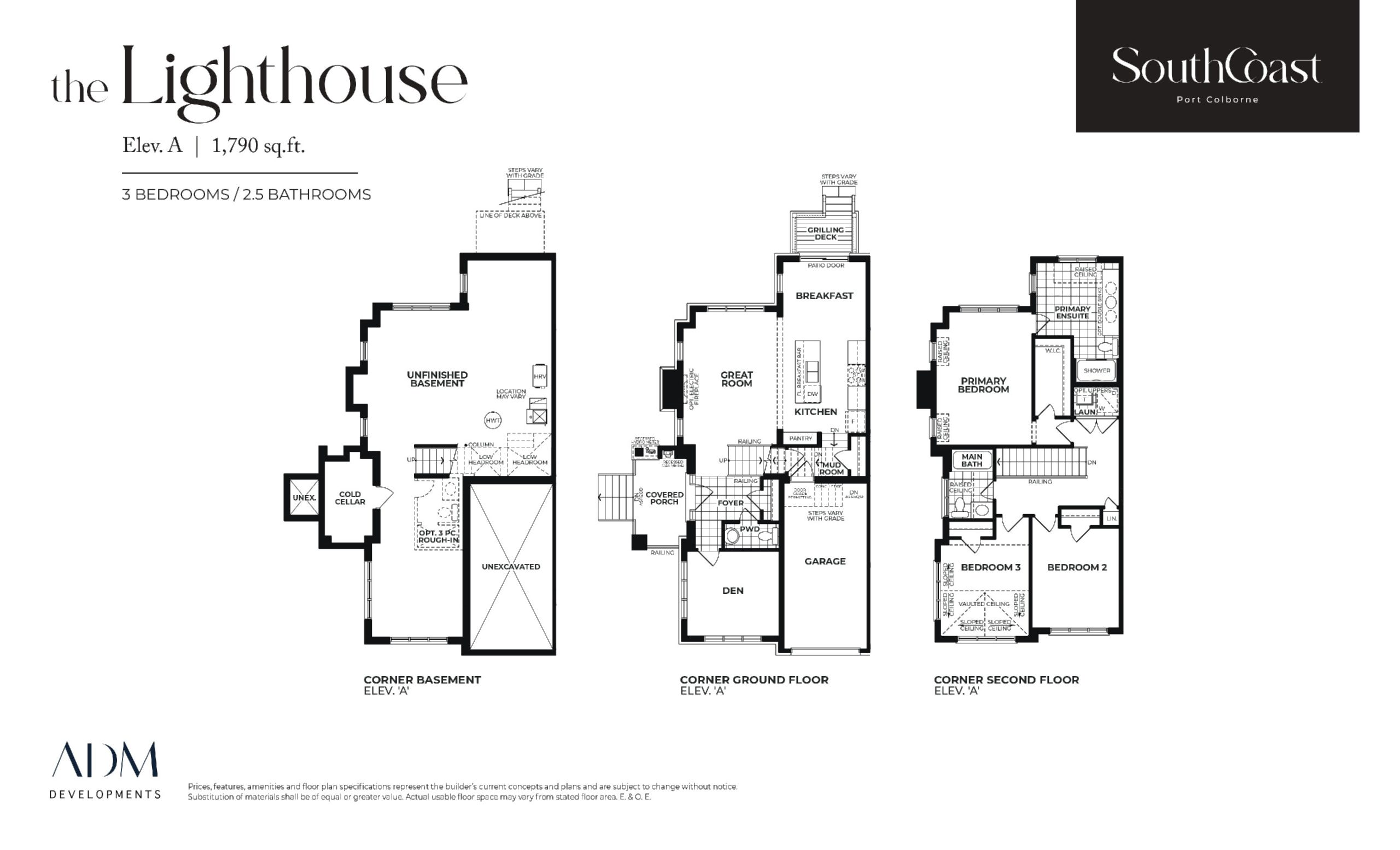 The Lighthouse Elev A floor plan