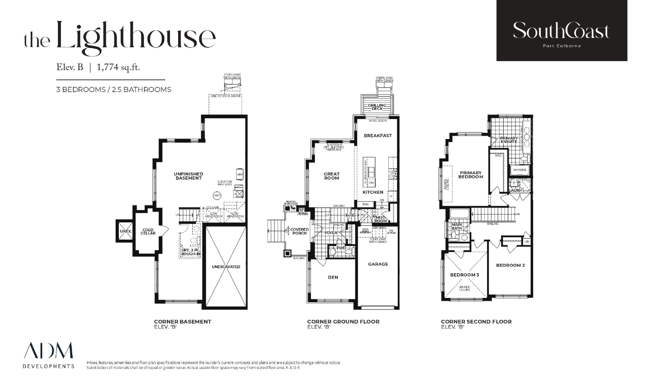 The Lighthouse Elev B floor plan