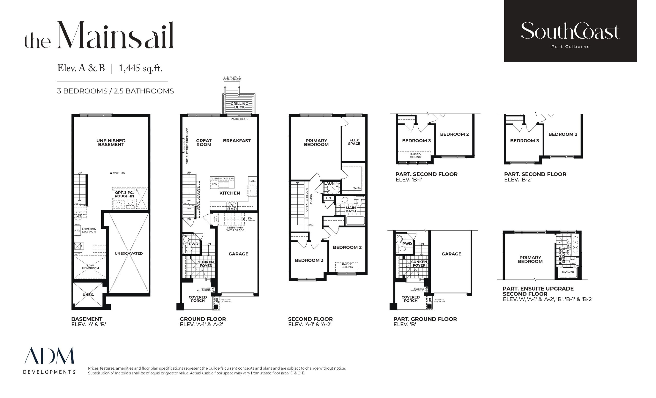 The Mainsail floor plan