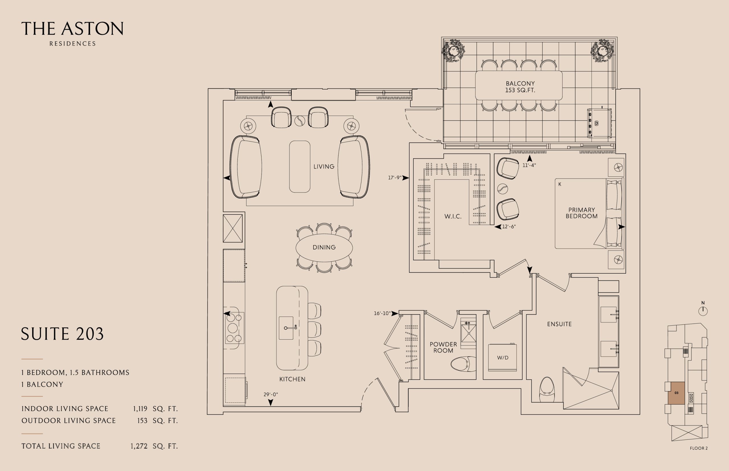 Suite 203 floor plan
