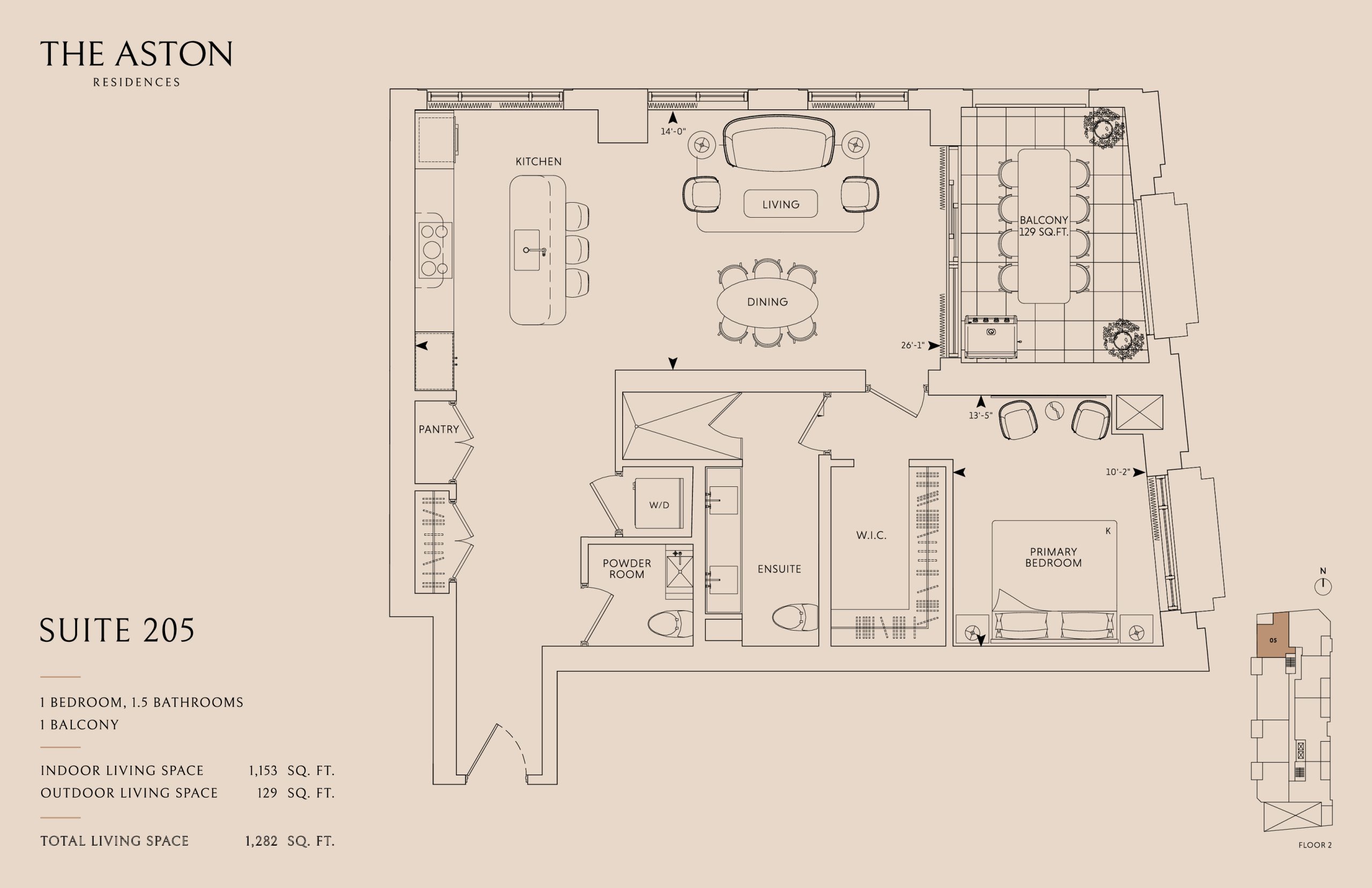 Suite 205 floor plan