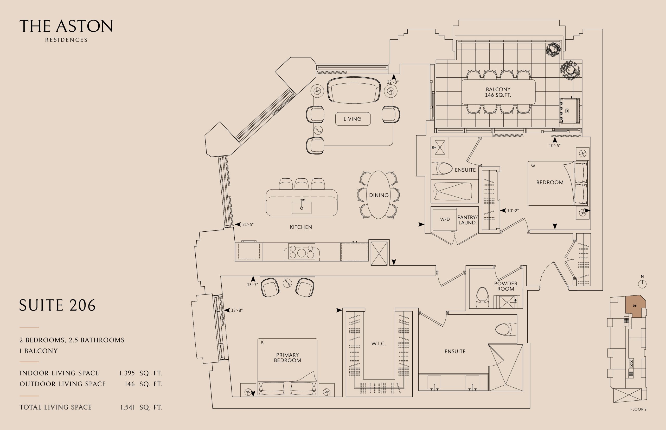 Suite 206 floor plan