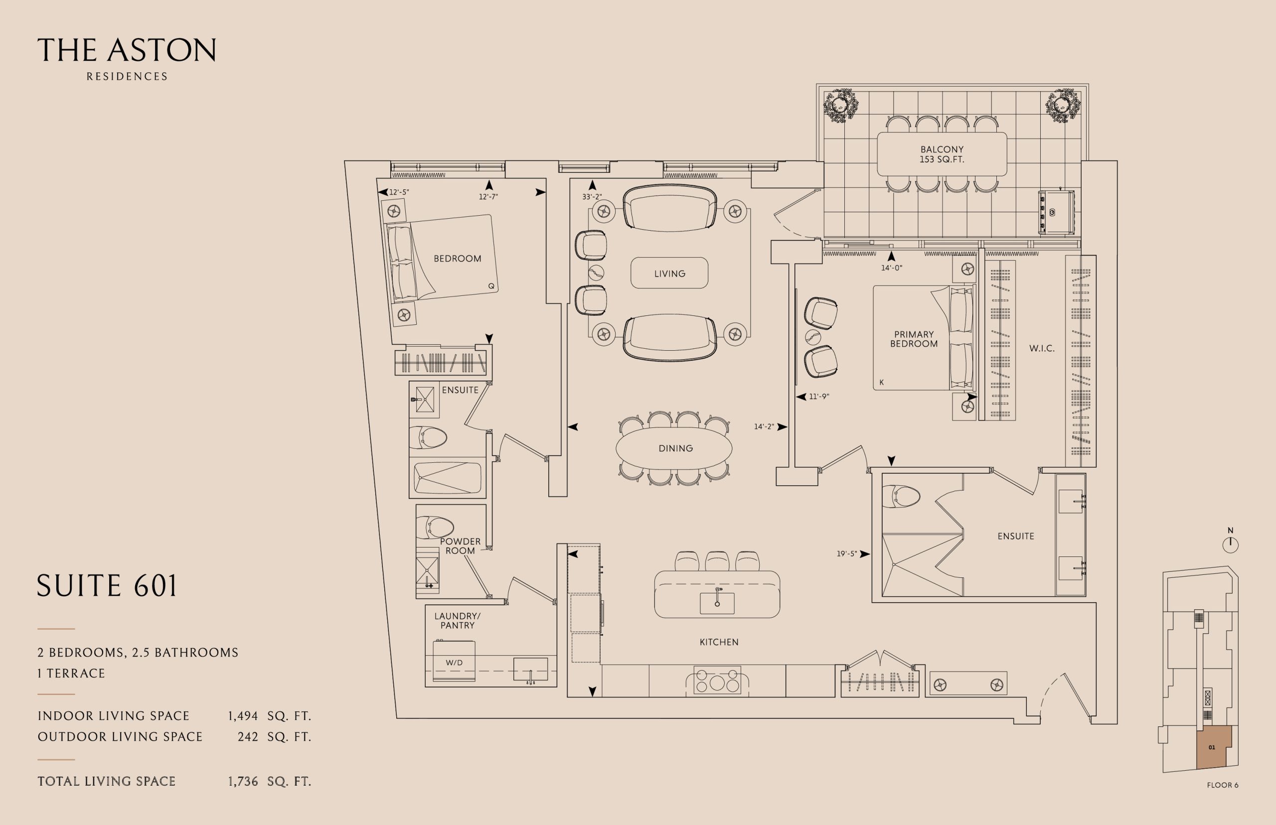 Suite 601 floor plan