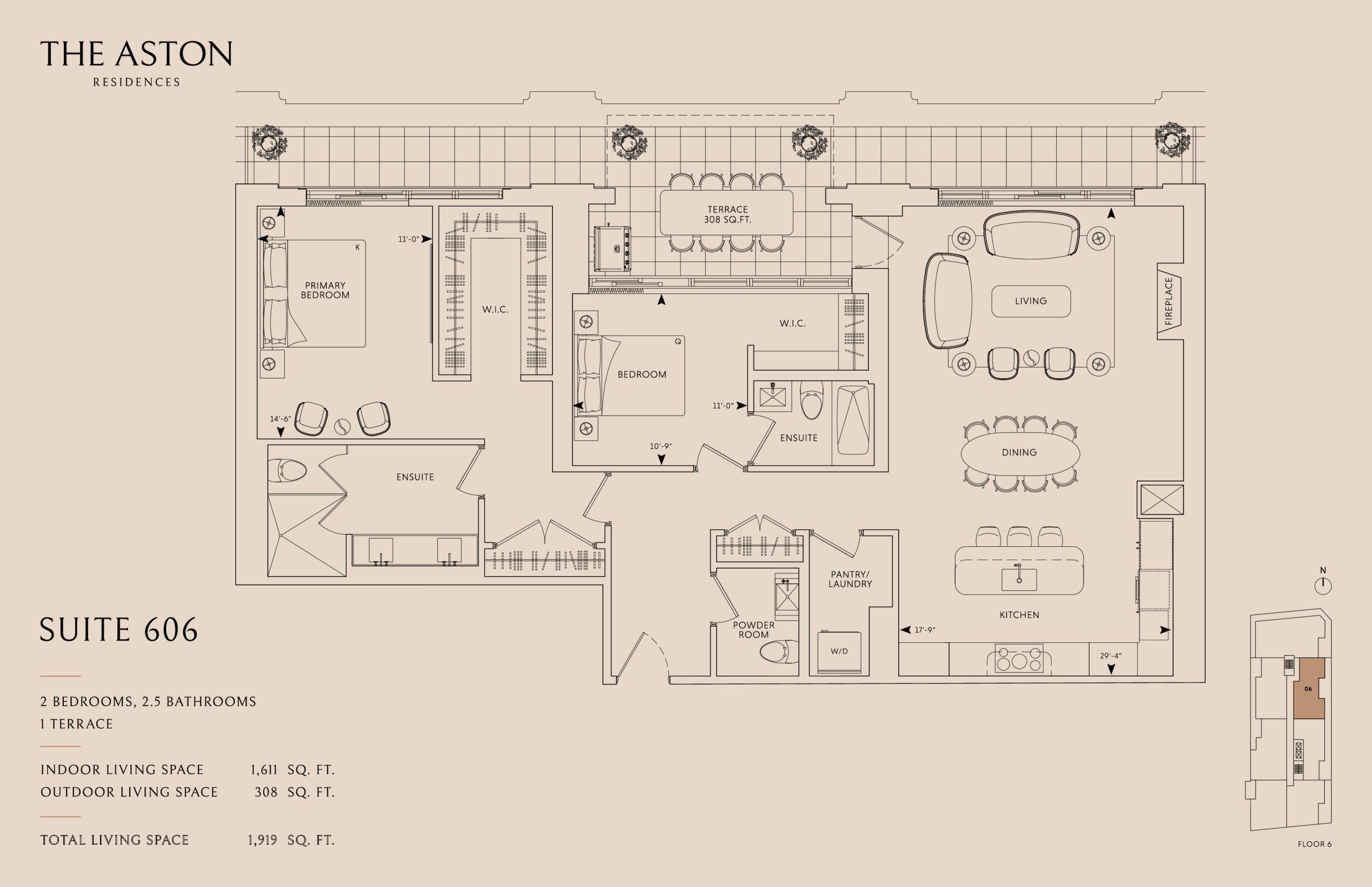 Suite 606 floor plan