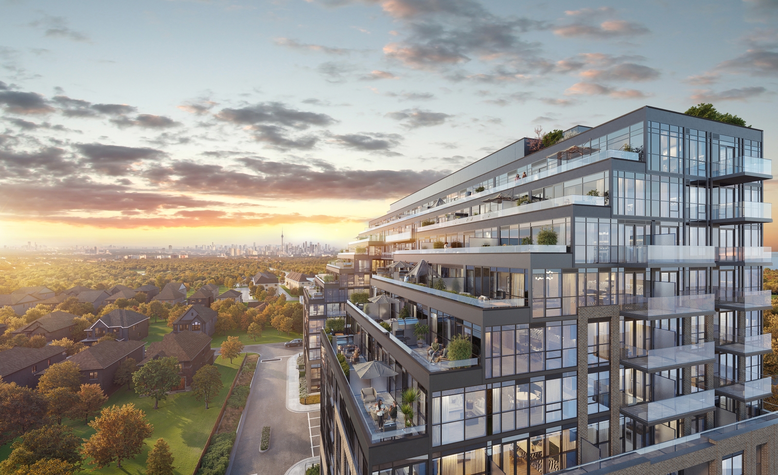 The Townhome Collection at Exhale in Mississauga — rendering 5