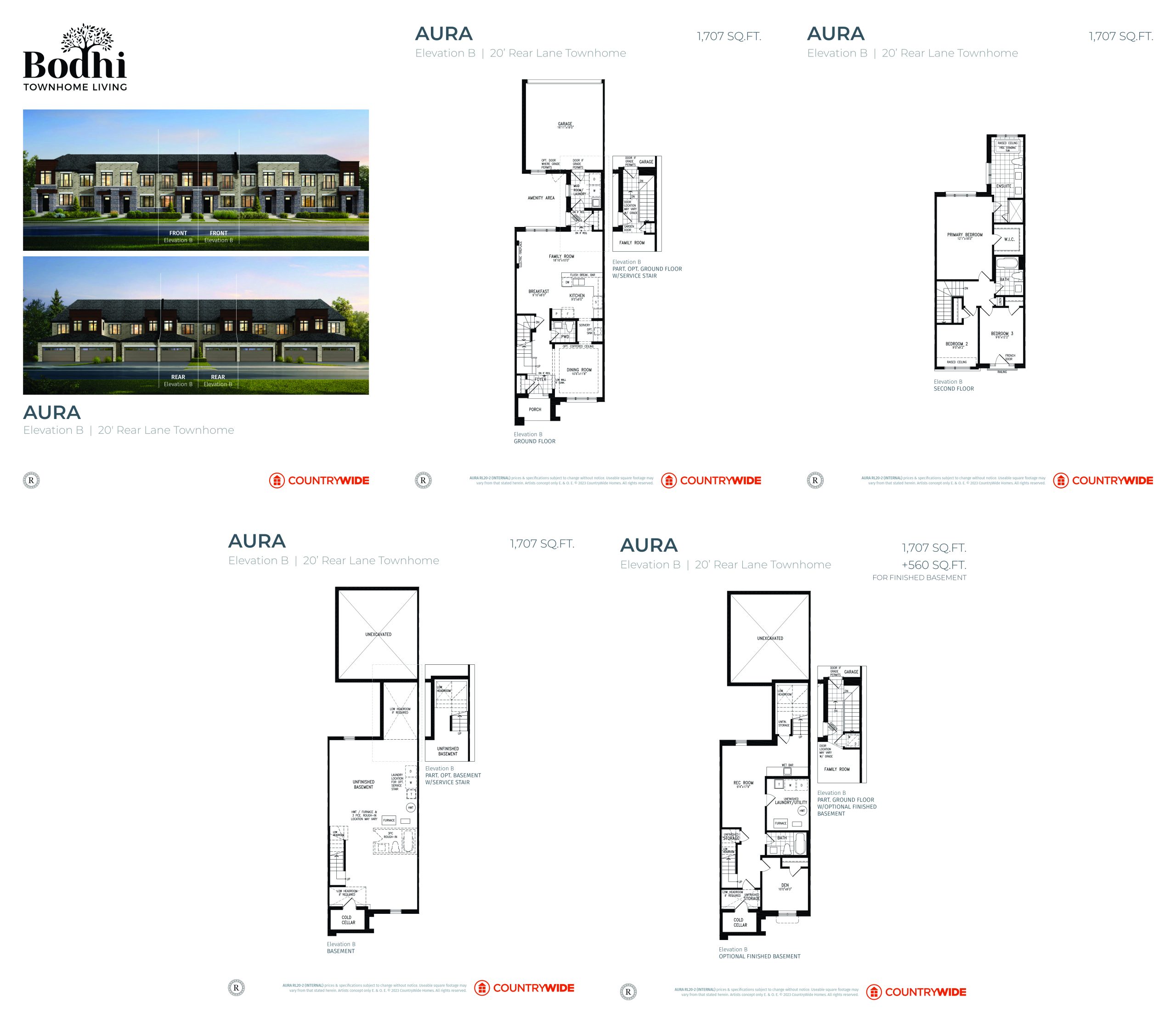 Aura (Elevation B) floor plan
