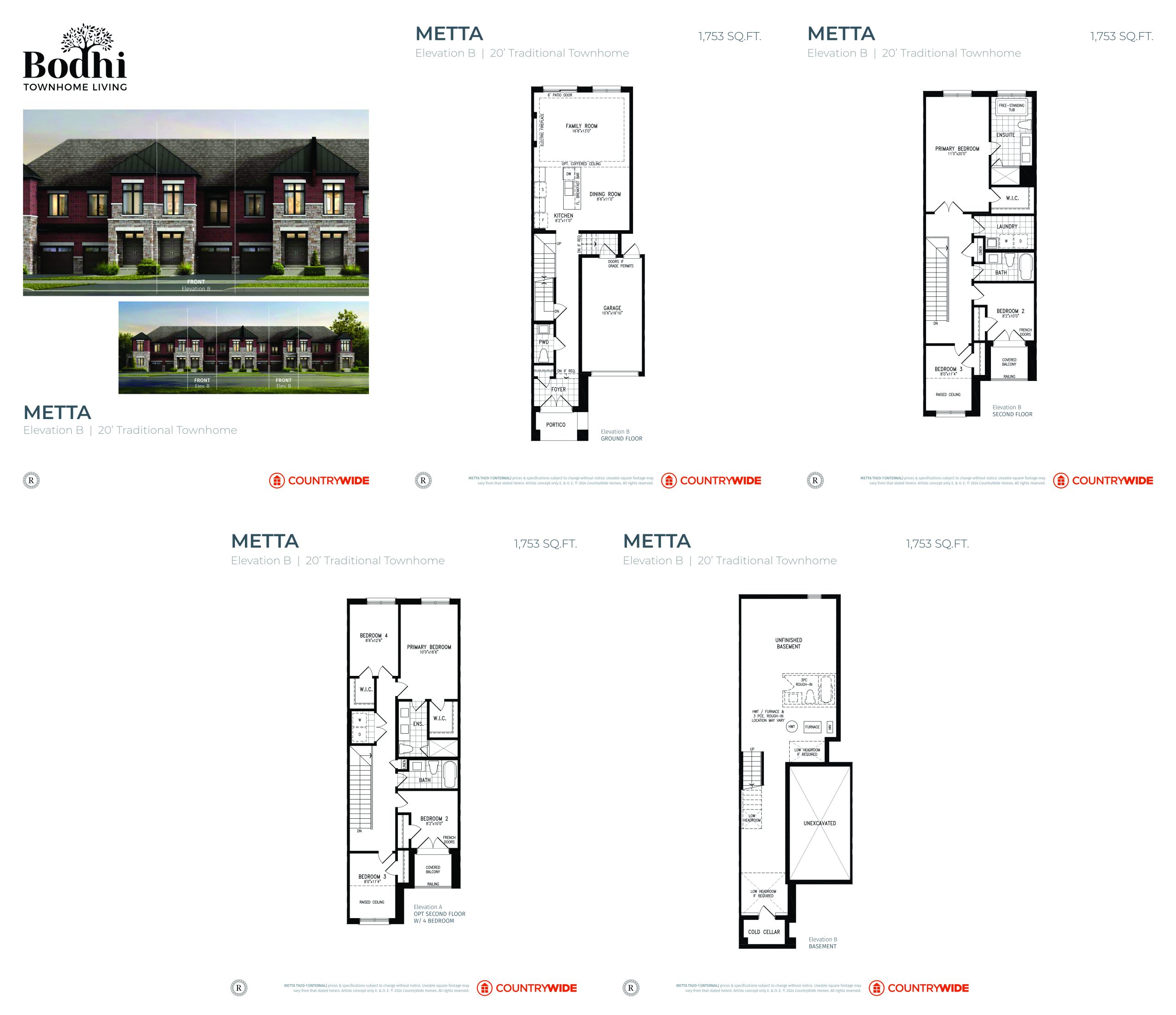 Metta (Elevation B) floor plan