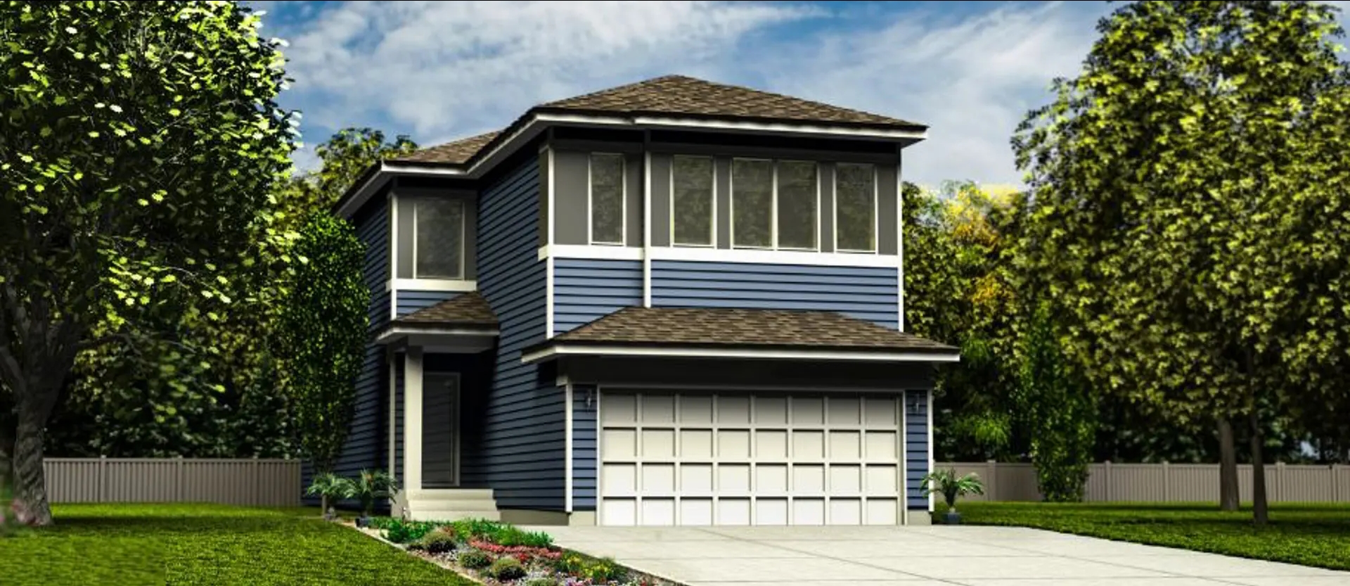 College Woods at Lakeview in Edmonton — rendering 3