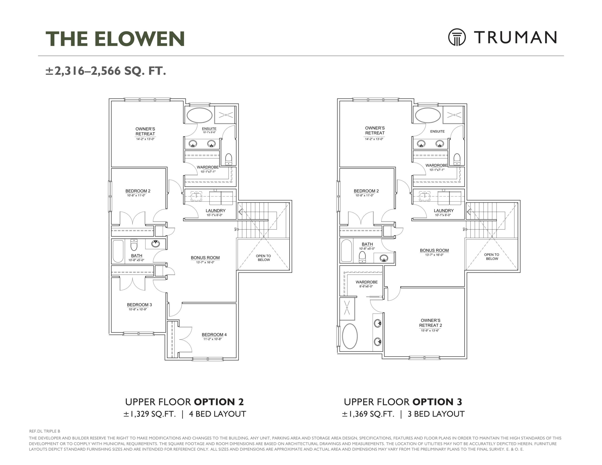 The Elowen (2nd Floor Options) floor plan