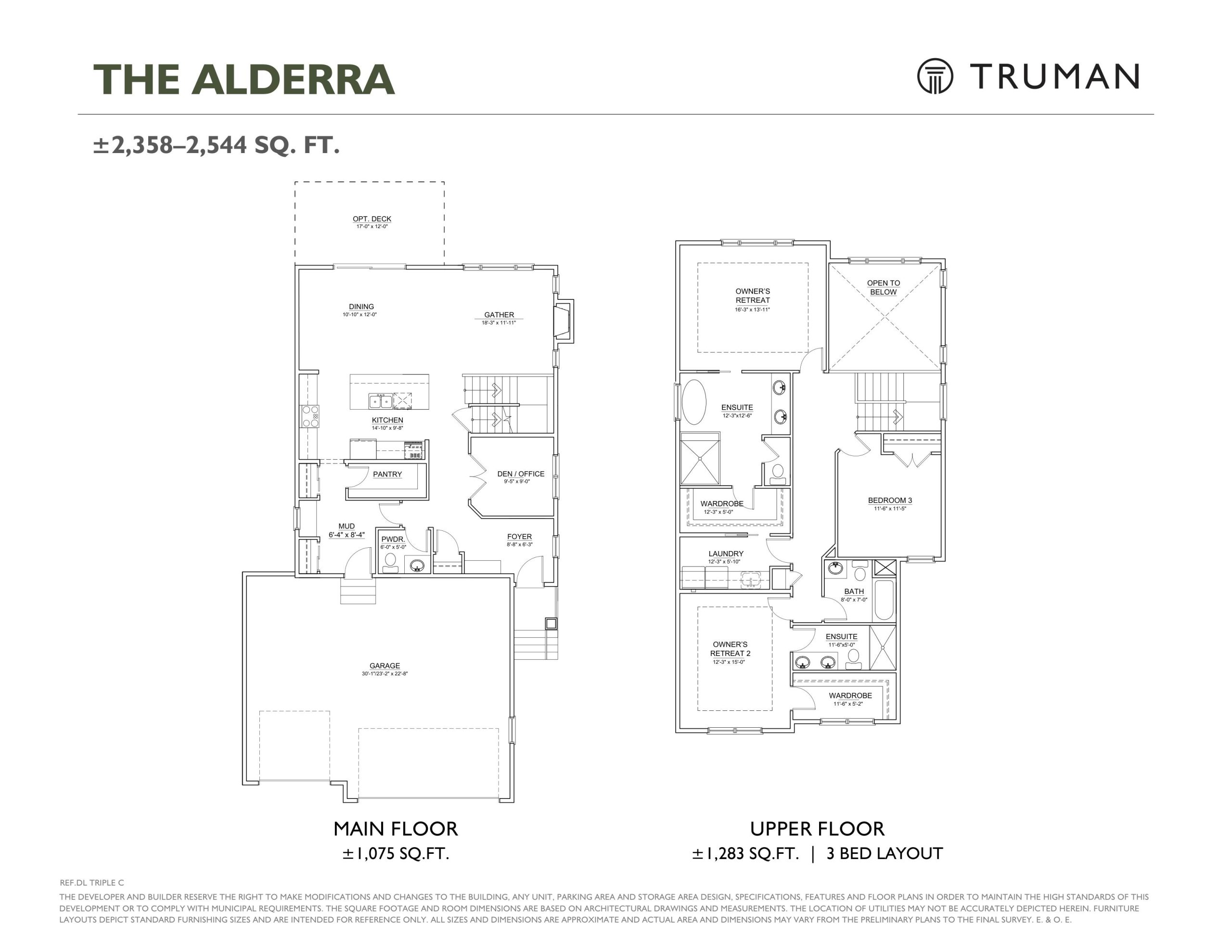 The Alderra floor plan