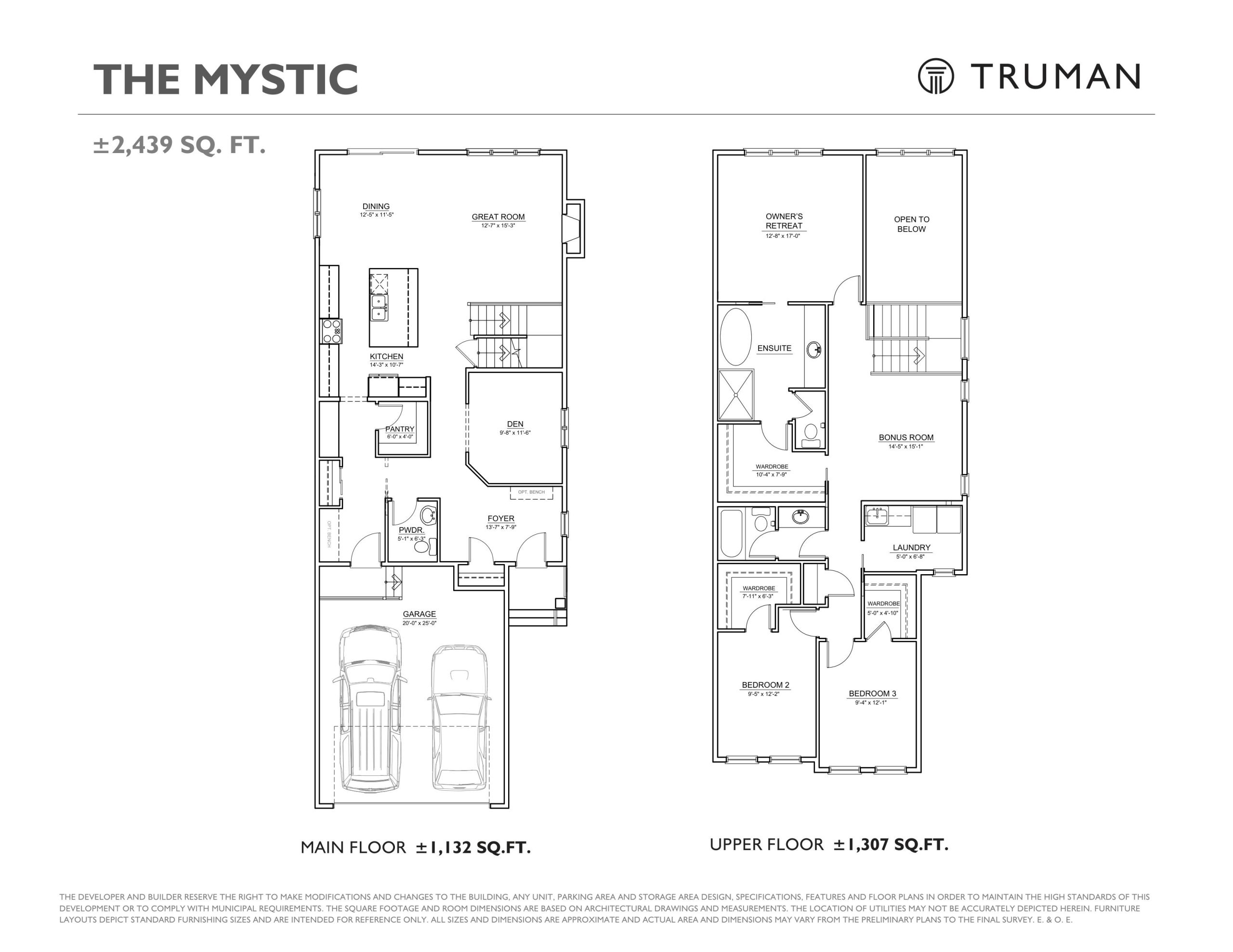 The Mystic floor plan