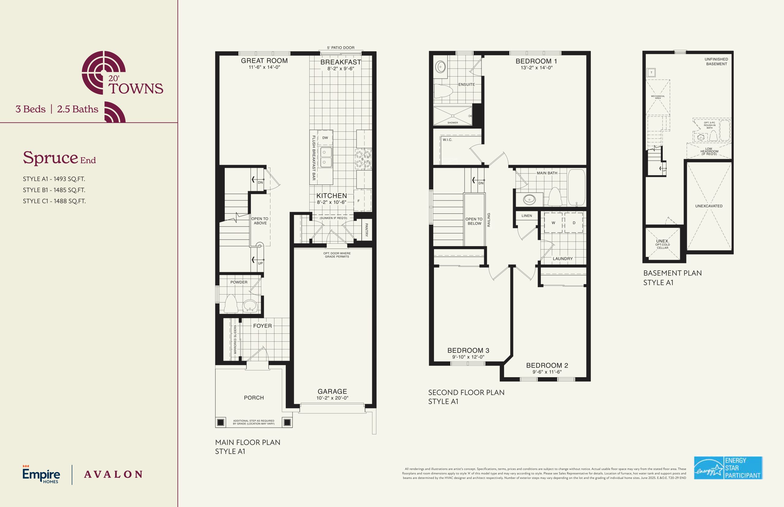 Spruce End floor plan