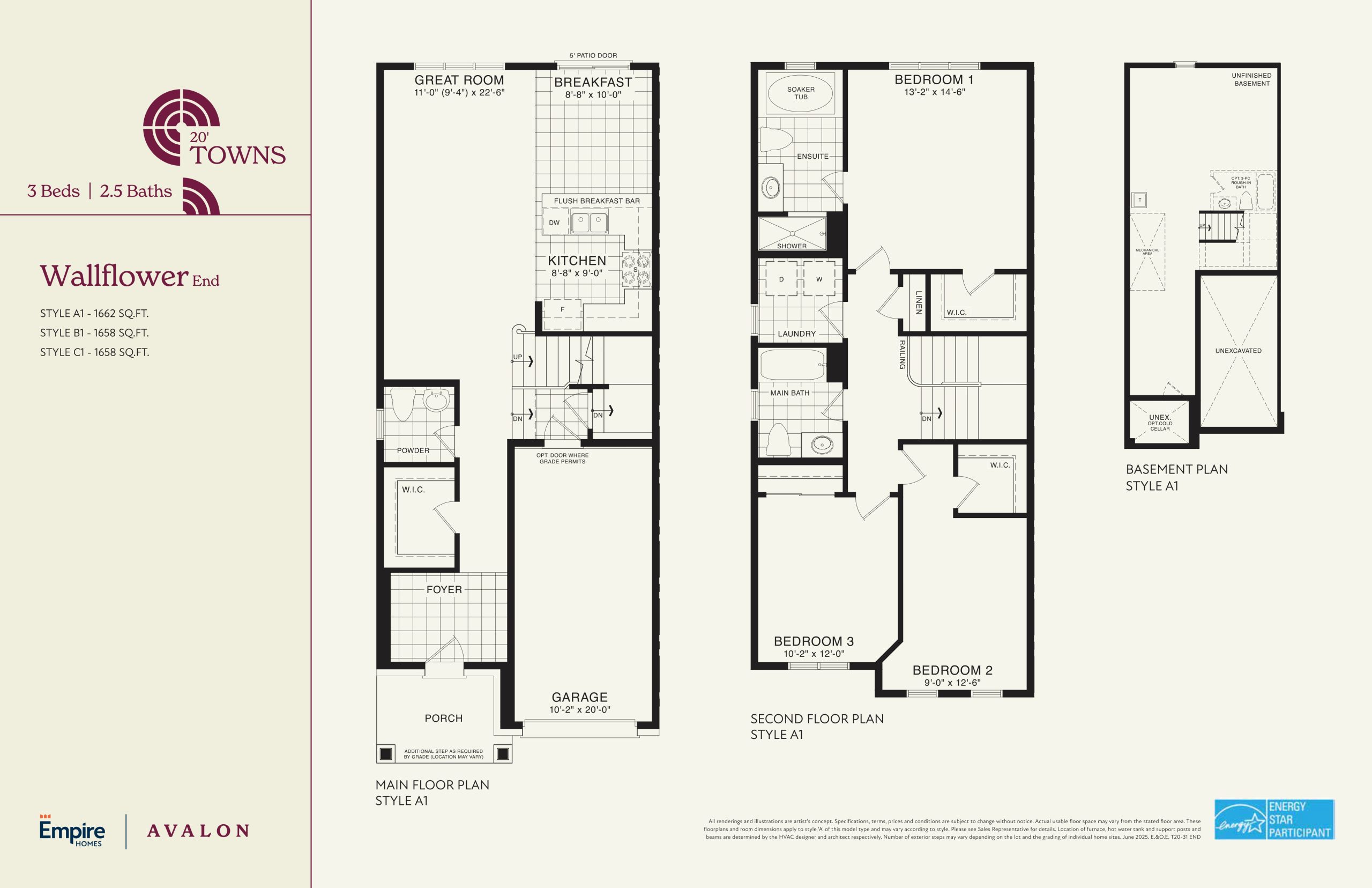 Wallflower End floor plan