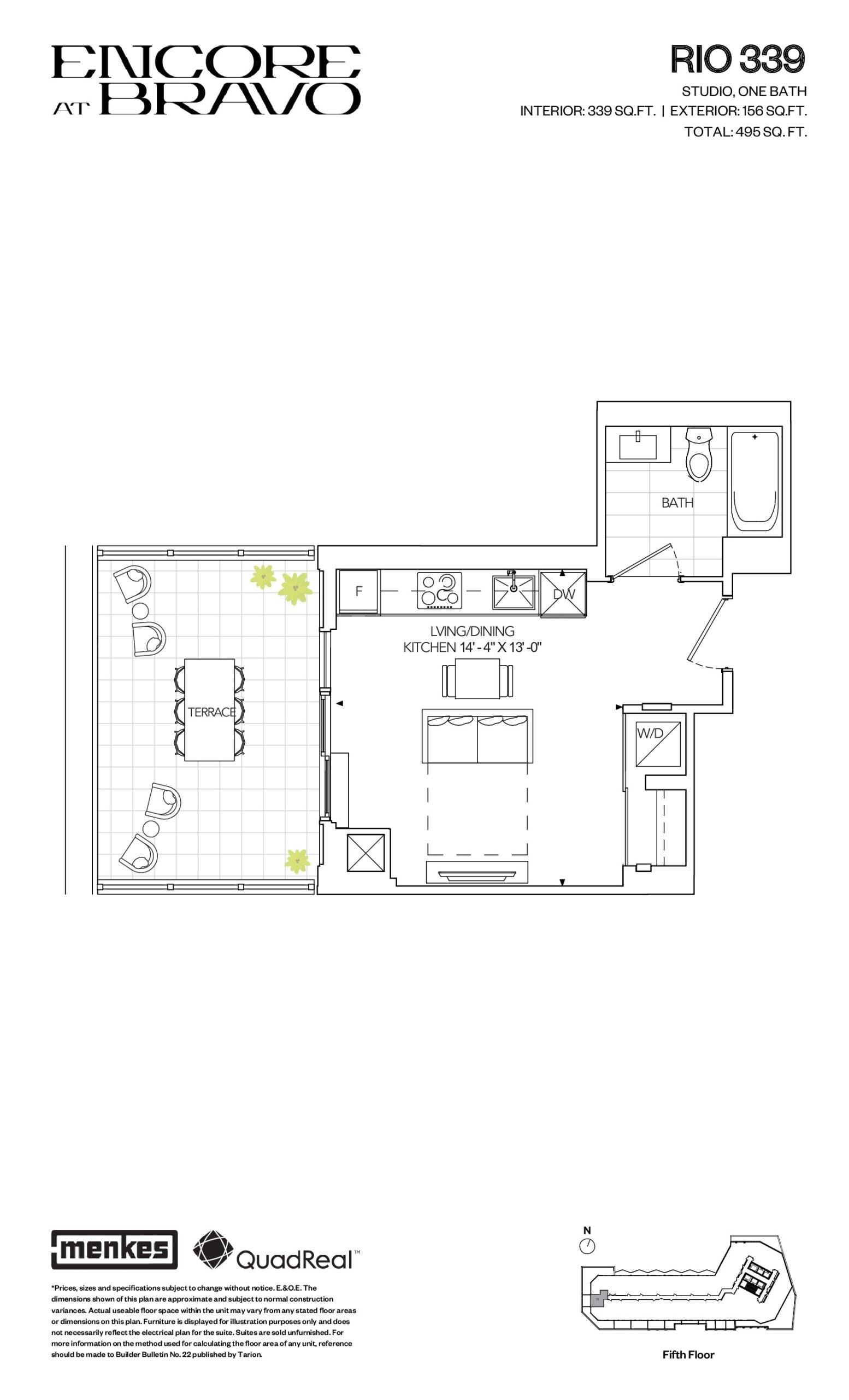 Rio 339 floor plan
