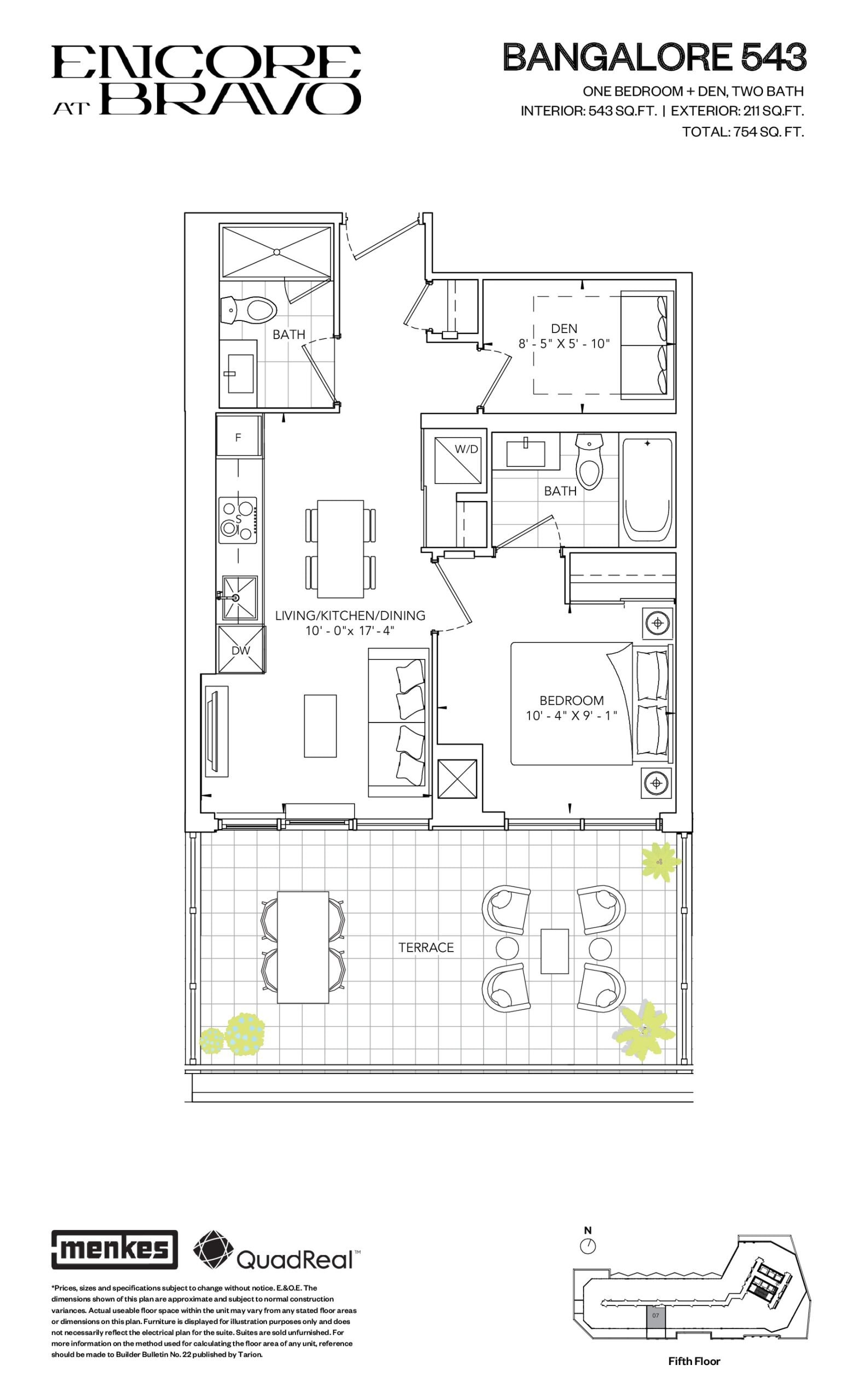 Bangalore 543 floor plan