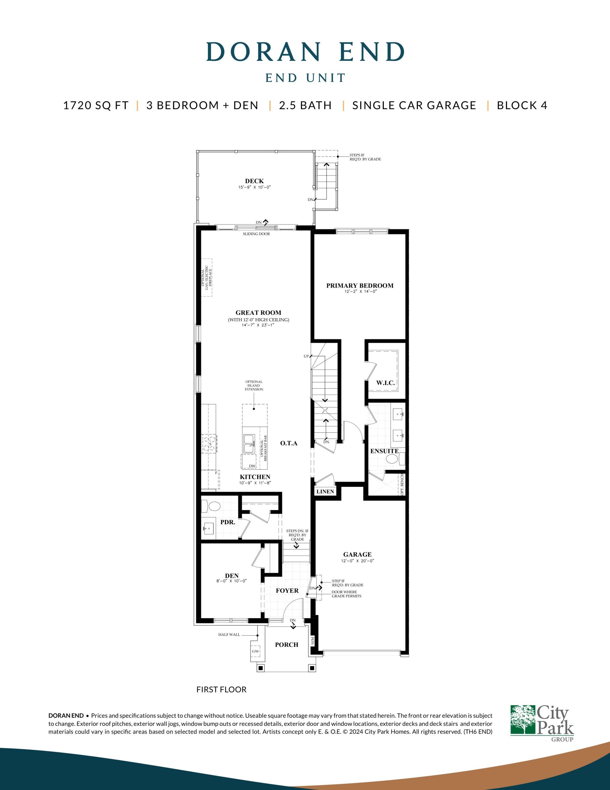 Doran End - Main Floor floor plan