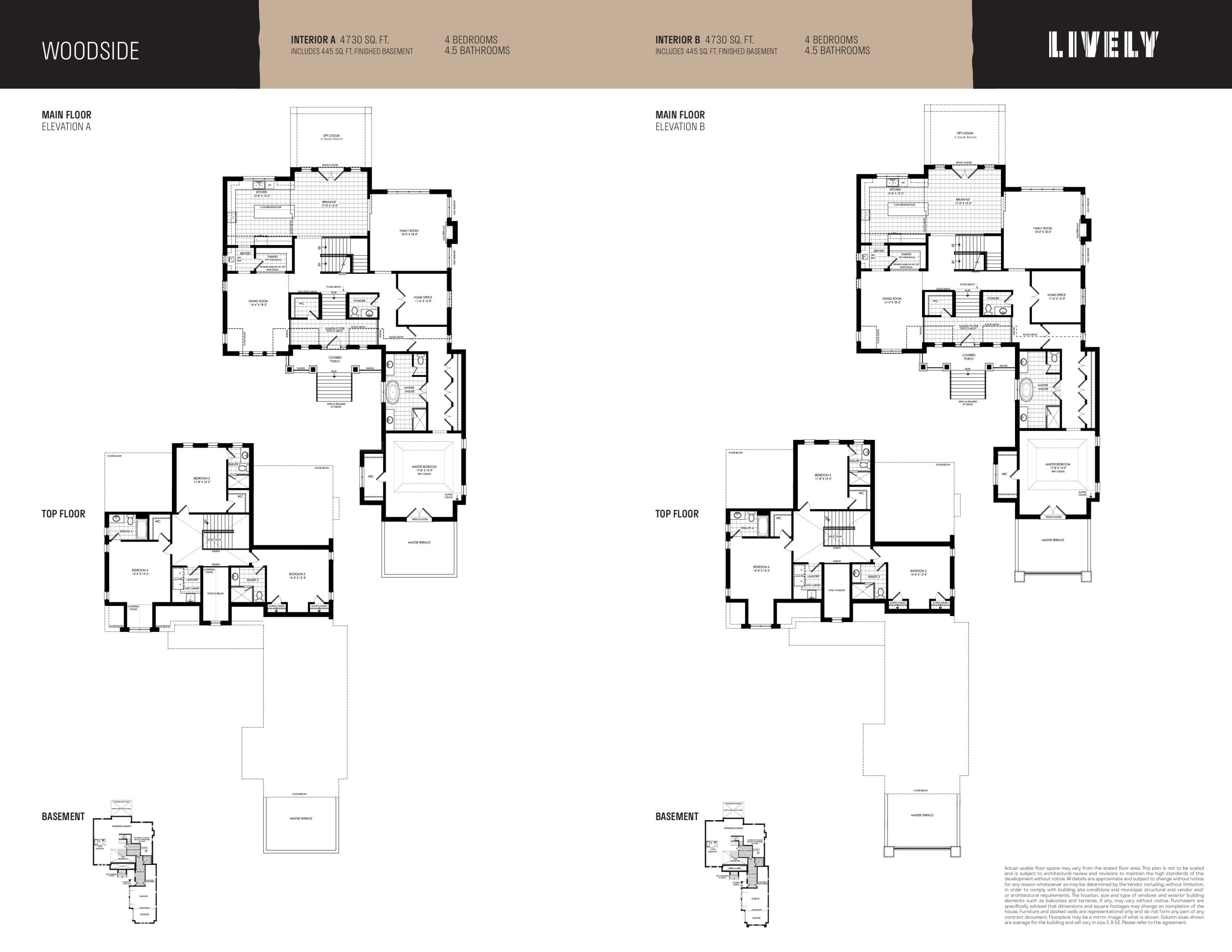 Woodside floor plan