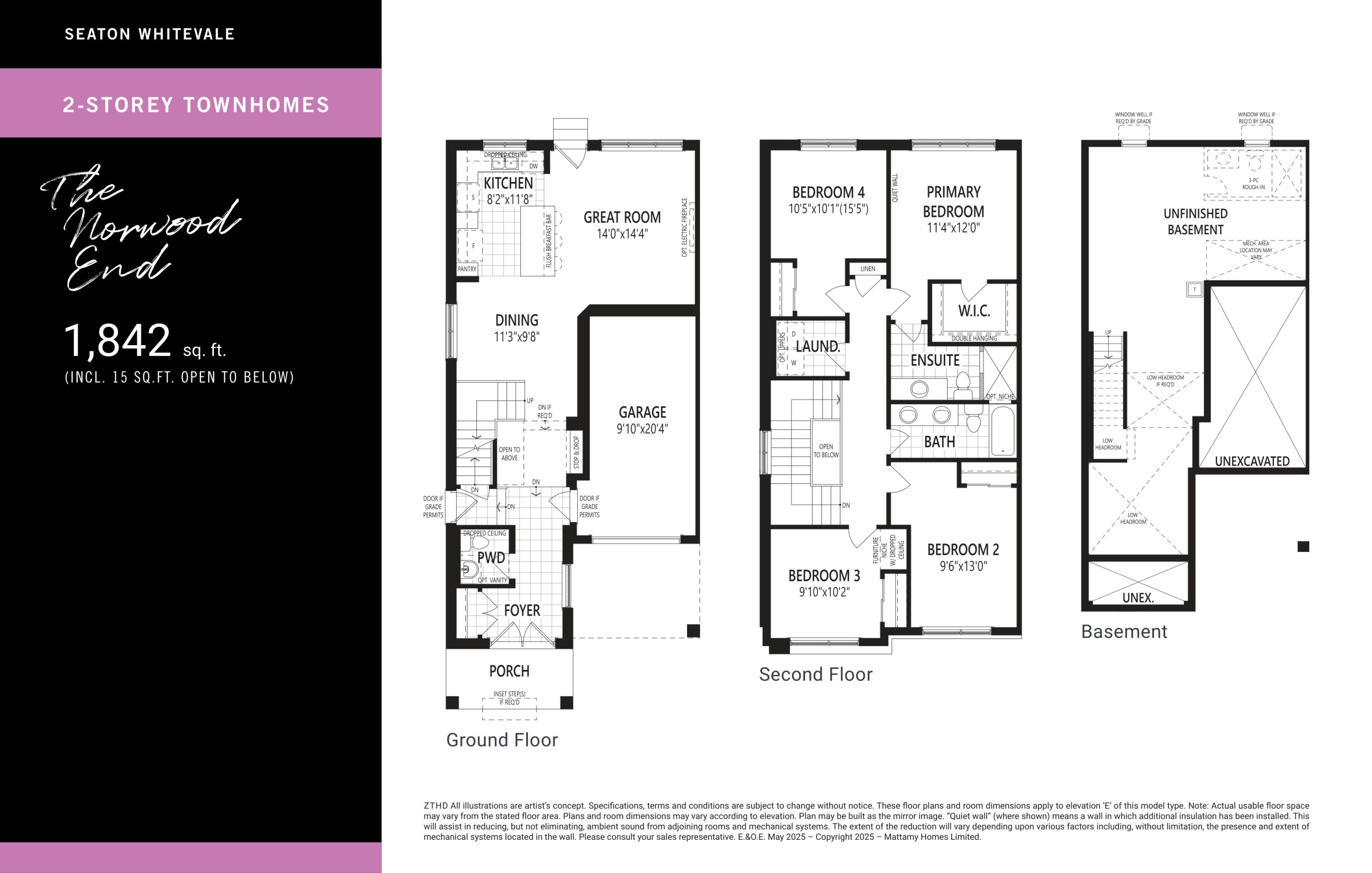 The Norwood End floor plan