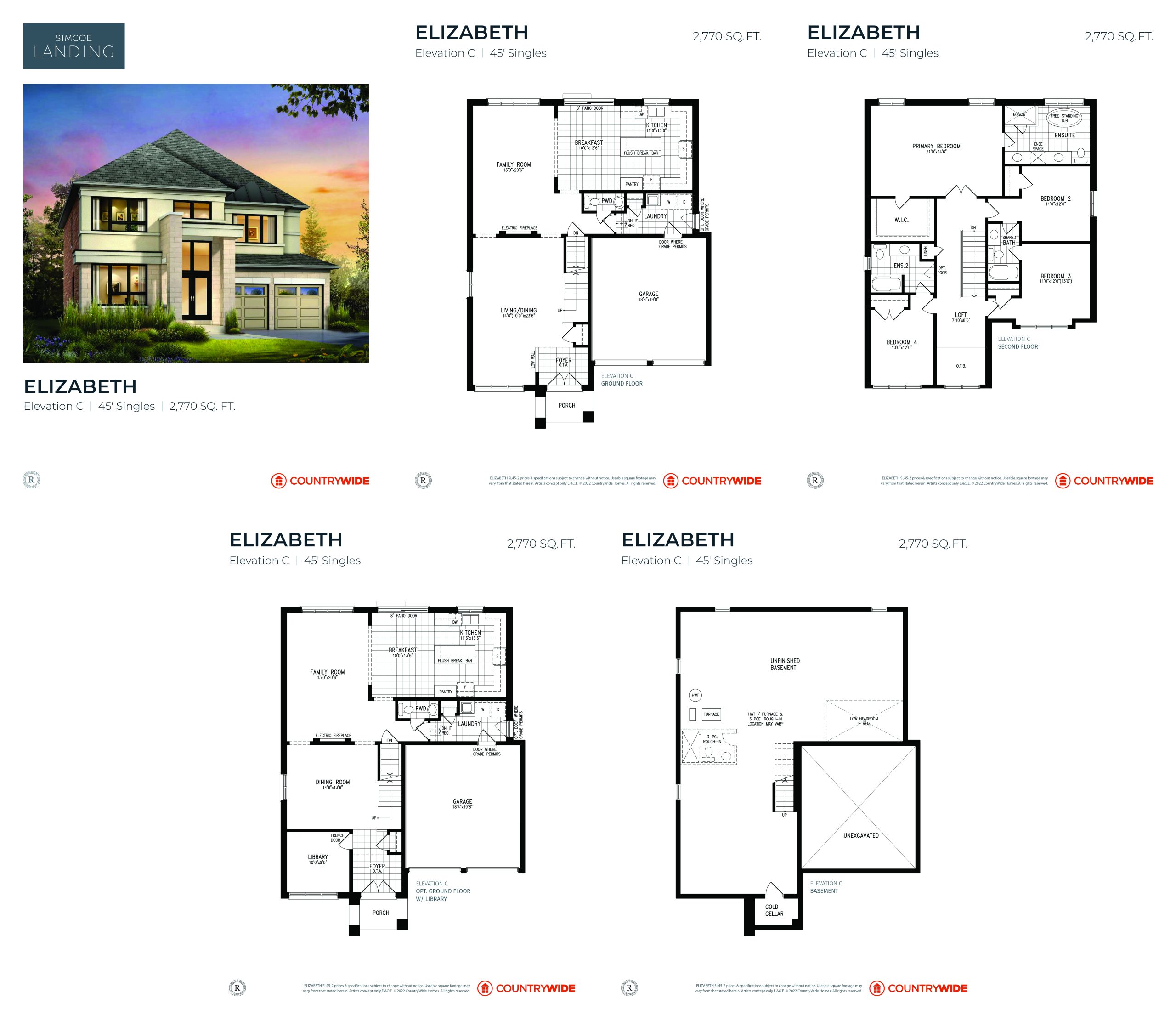 Elizabeth (Elevation C) floor plan