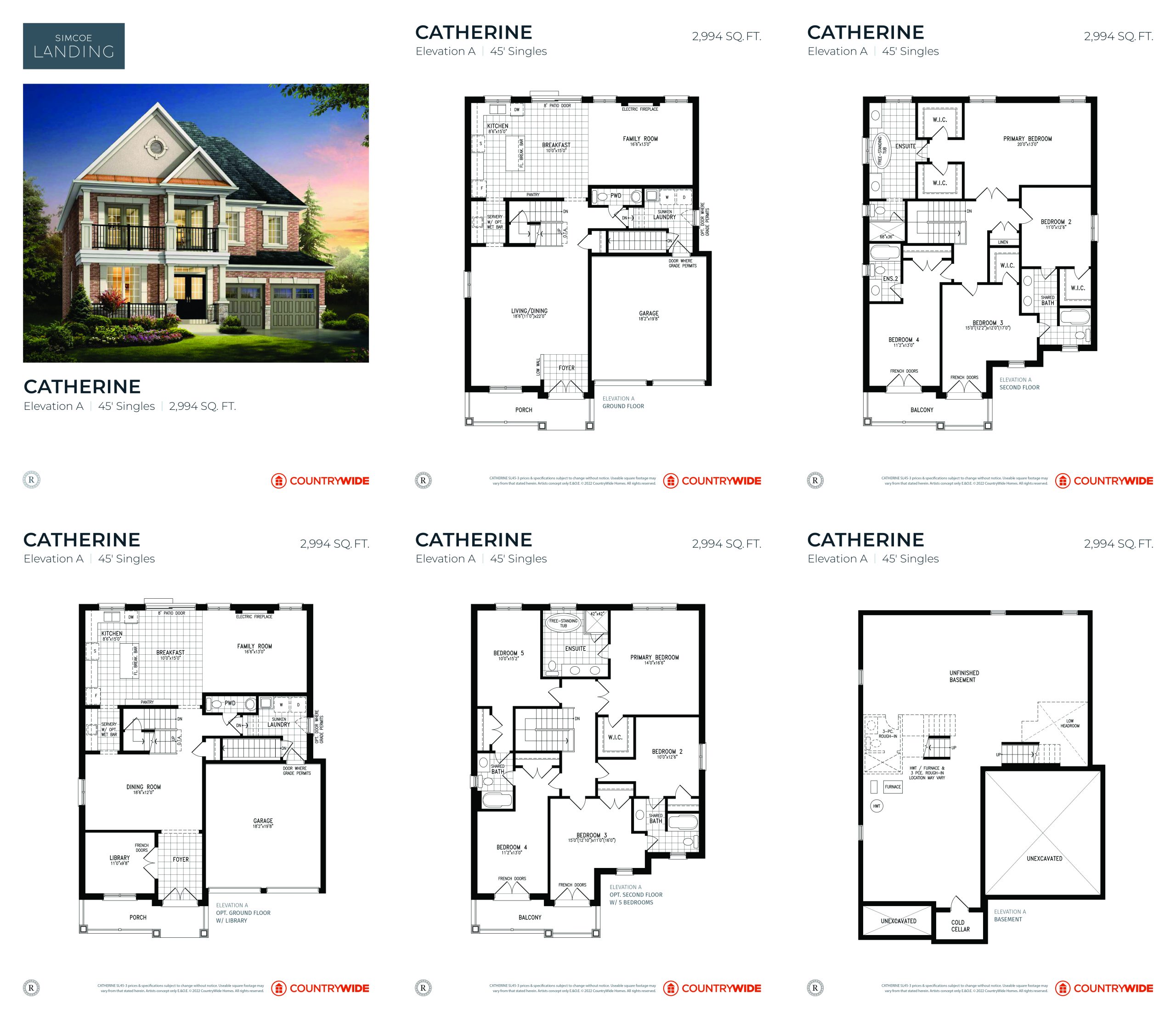 Catherine (Elevation A) floor plan