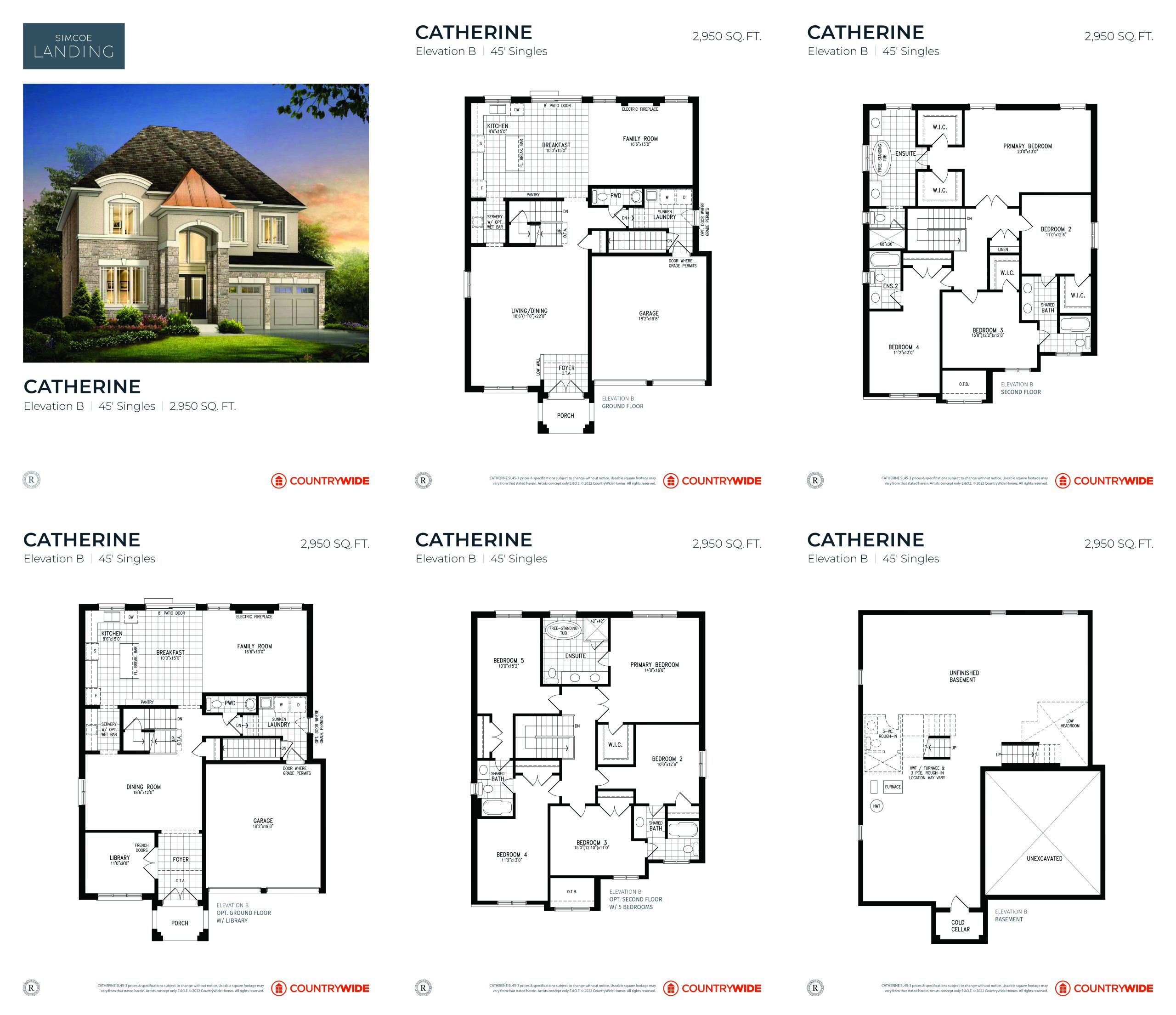 Catherine (Elevation B) floor plan