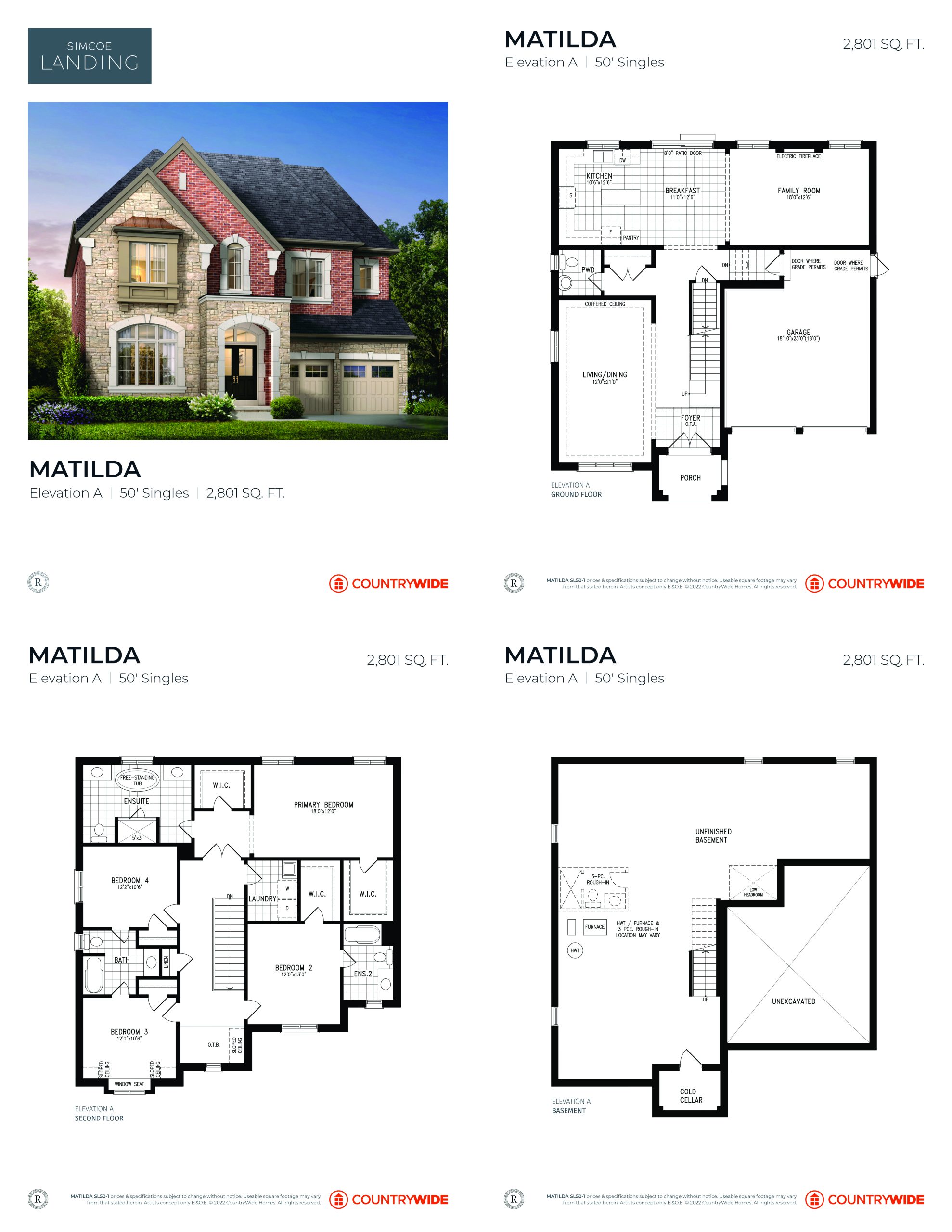 Matilda (Elevation A) floor plan