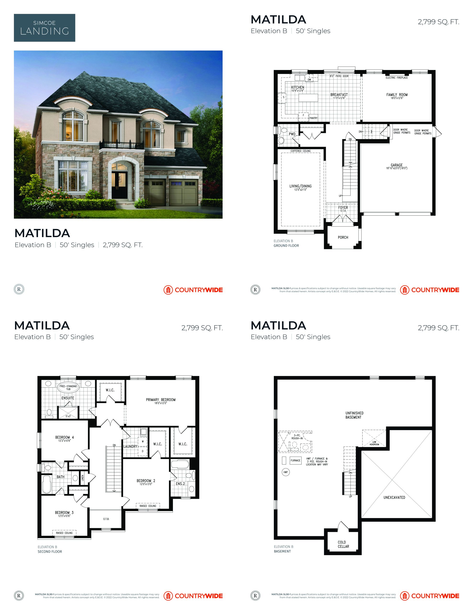 Matilda (Elevation B) floor plan