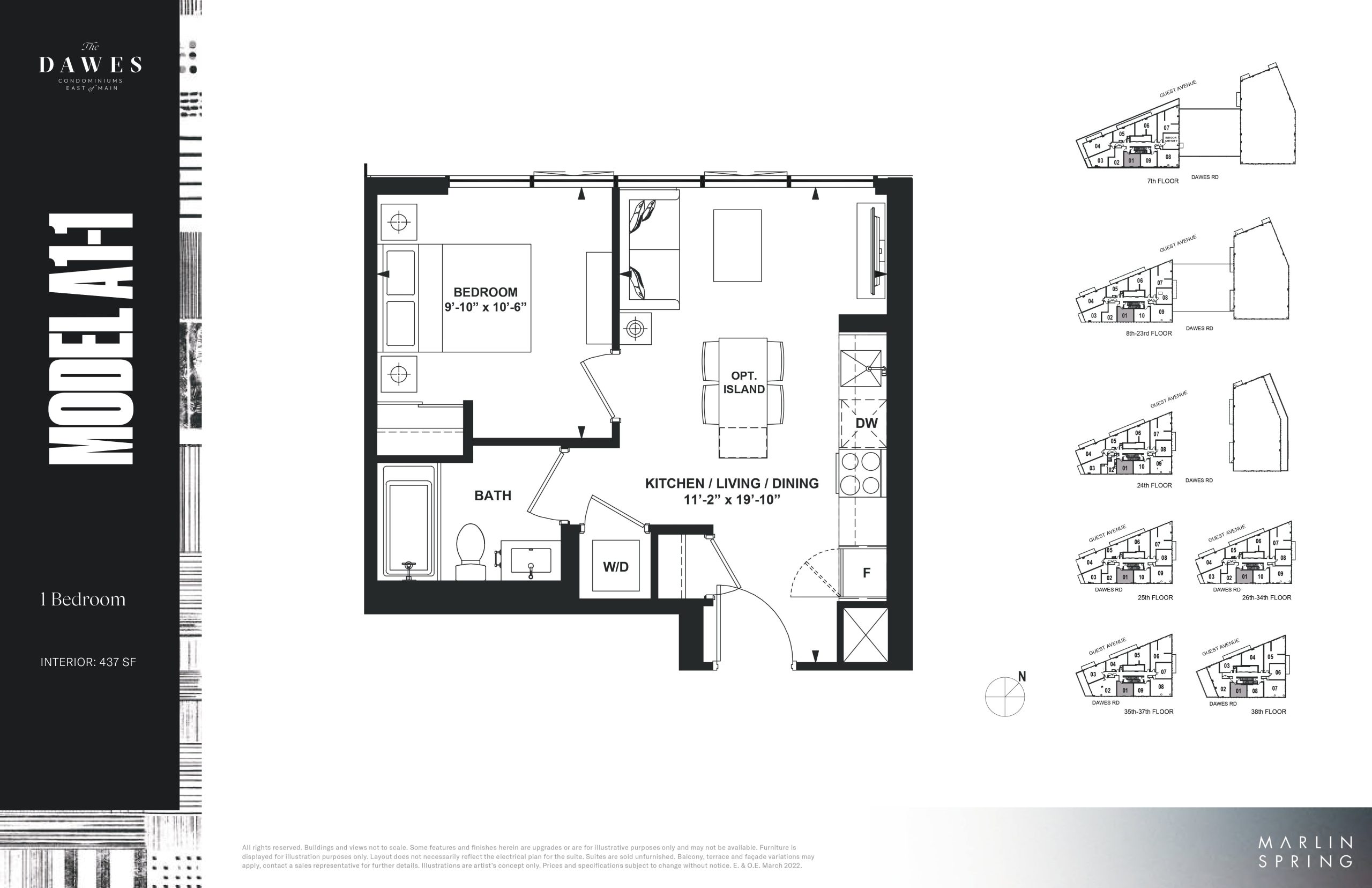Model A1-1 floor plan