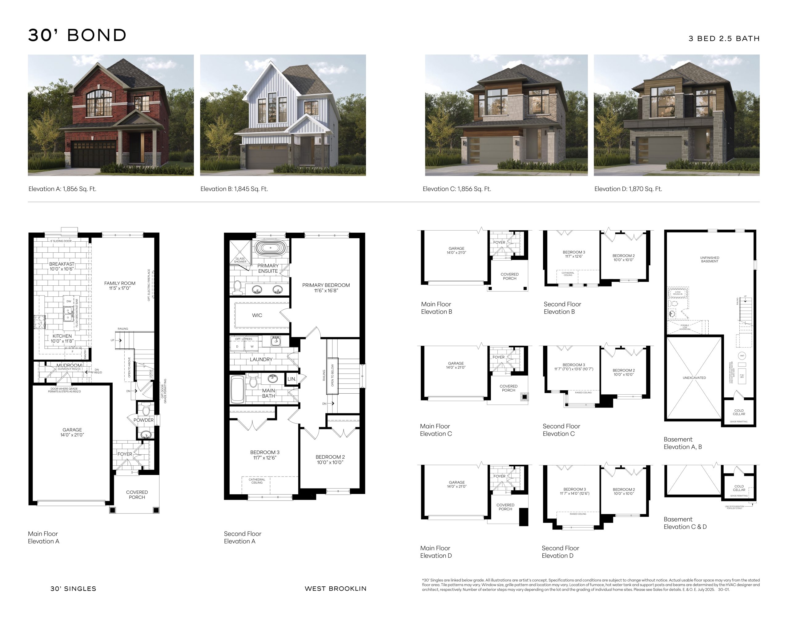 Bond floor plan