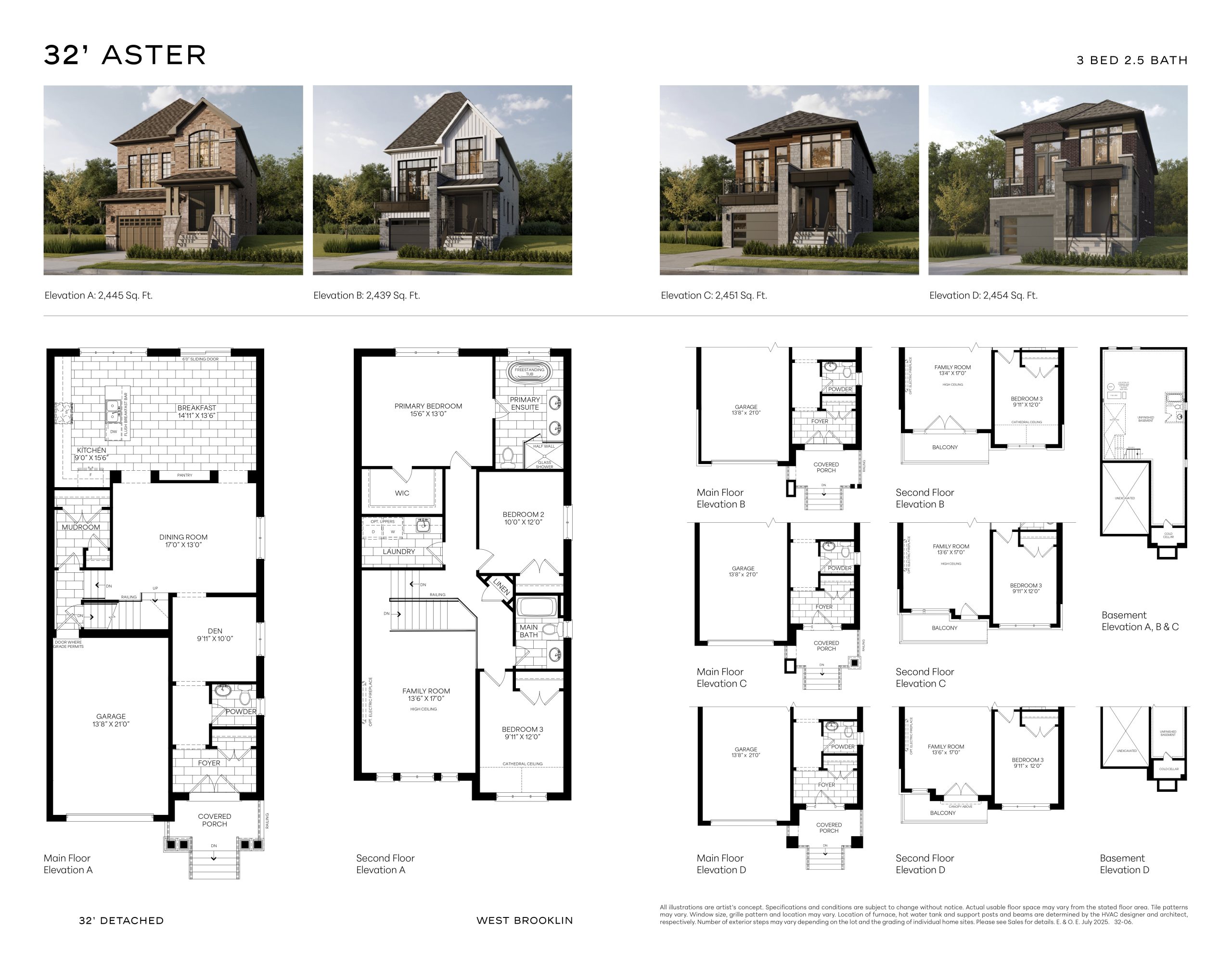 Aster floor plan