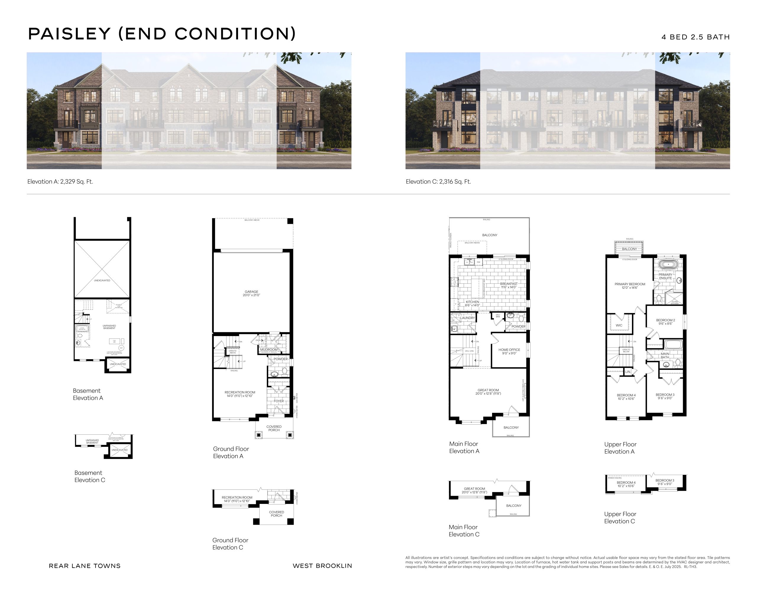 Paisley (End Condition) floor plan