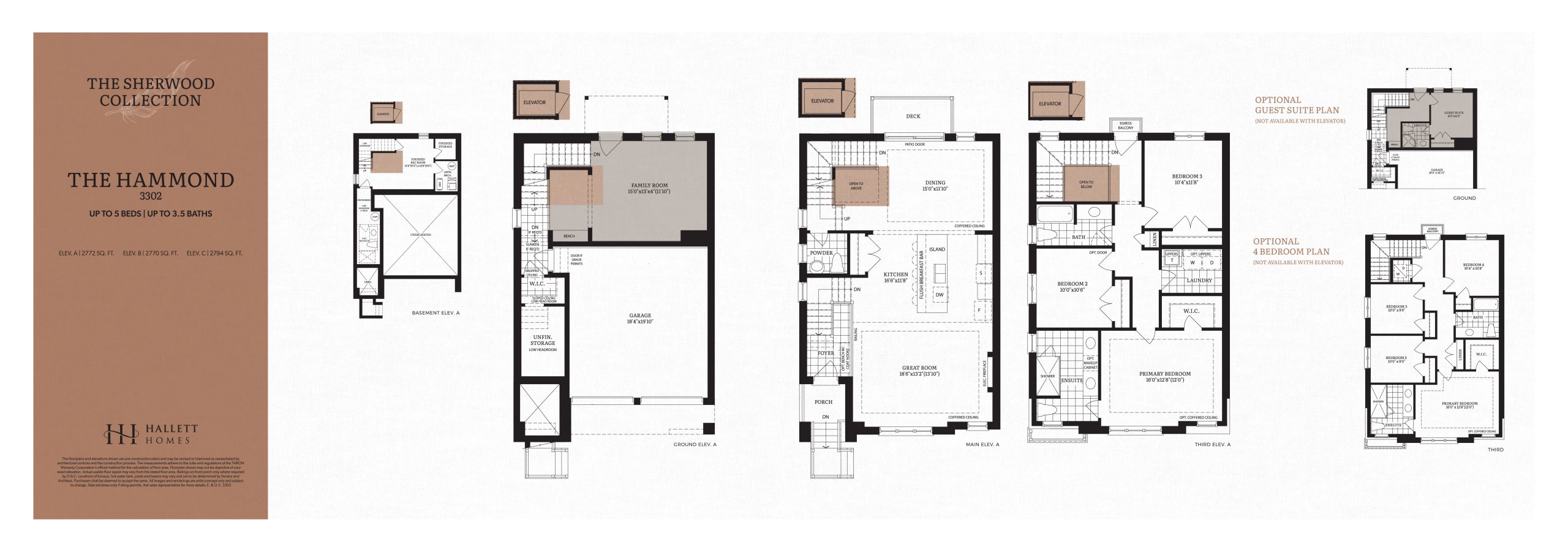 The Hammond floor plan