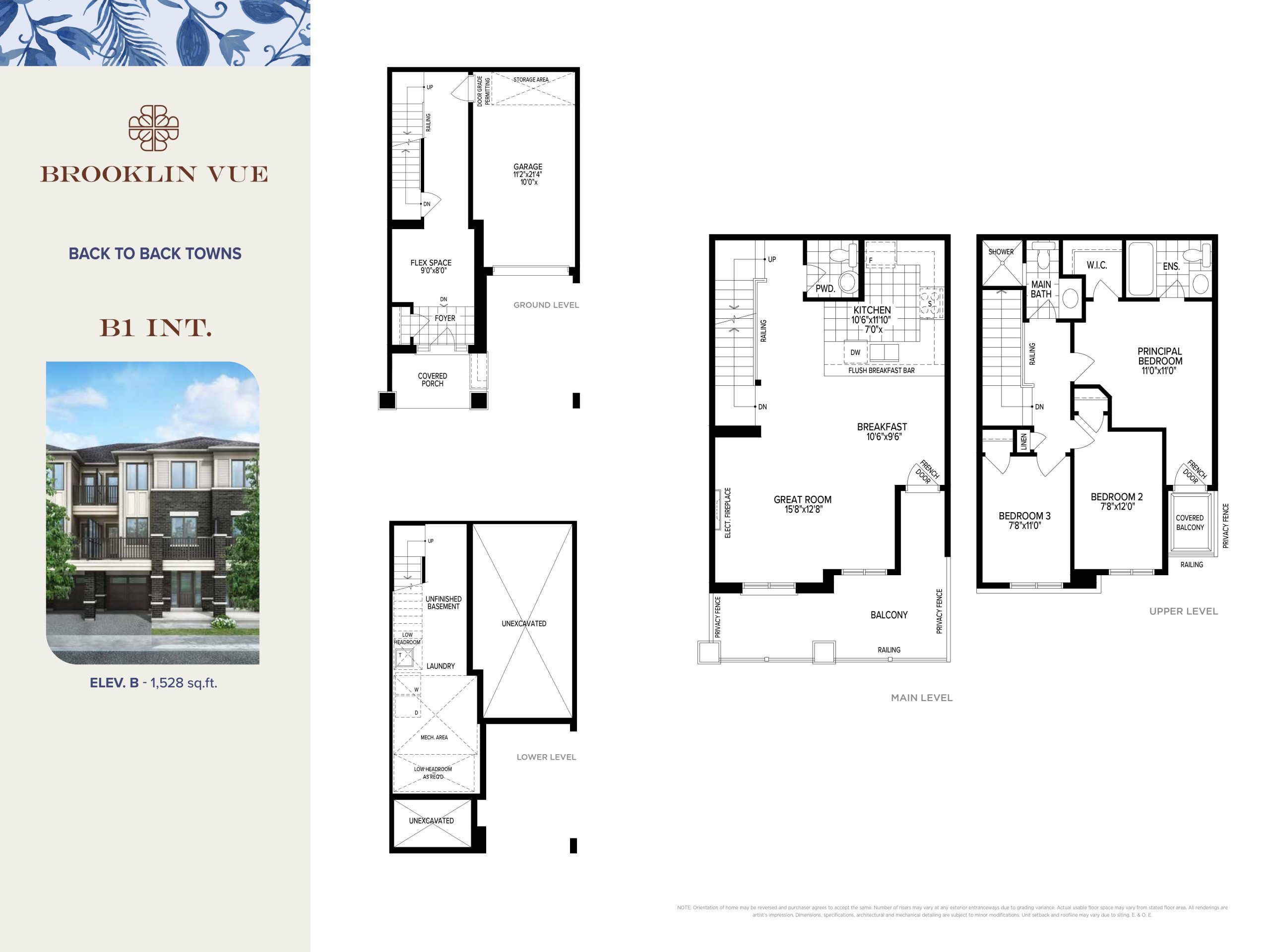 B1 Int. floor plan